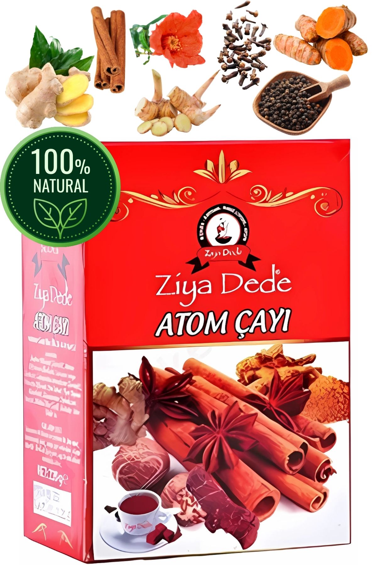 TazeAktar Atom Çayı,Kış Çayı,Doğal Bitki Çayı