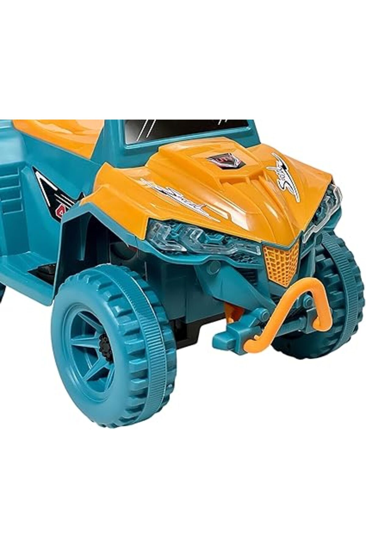 ALBADER-Kids Ride On Toy, Ride On 4 Wheel, Electric Motorcycle, Electric Bike With 6v Battery Operated 3