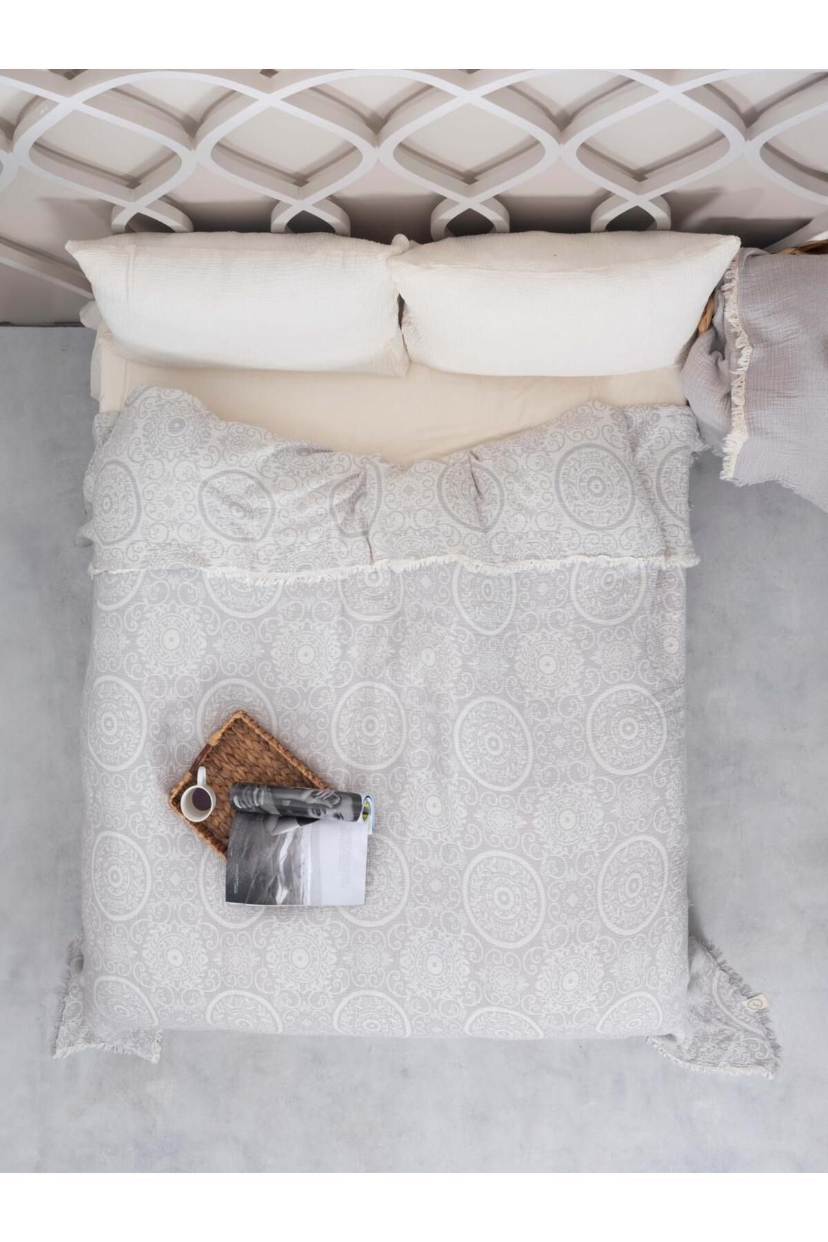 MYLASA HOME-Shawl Pattern Bedspread 2