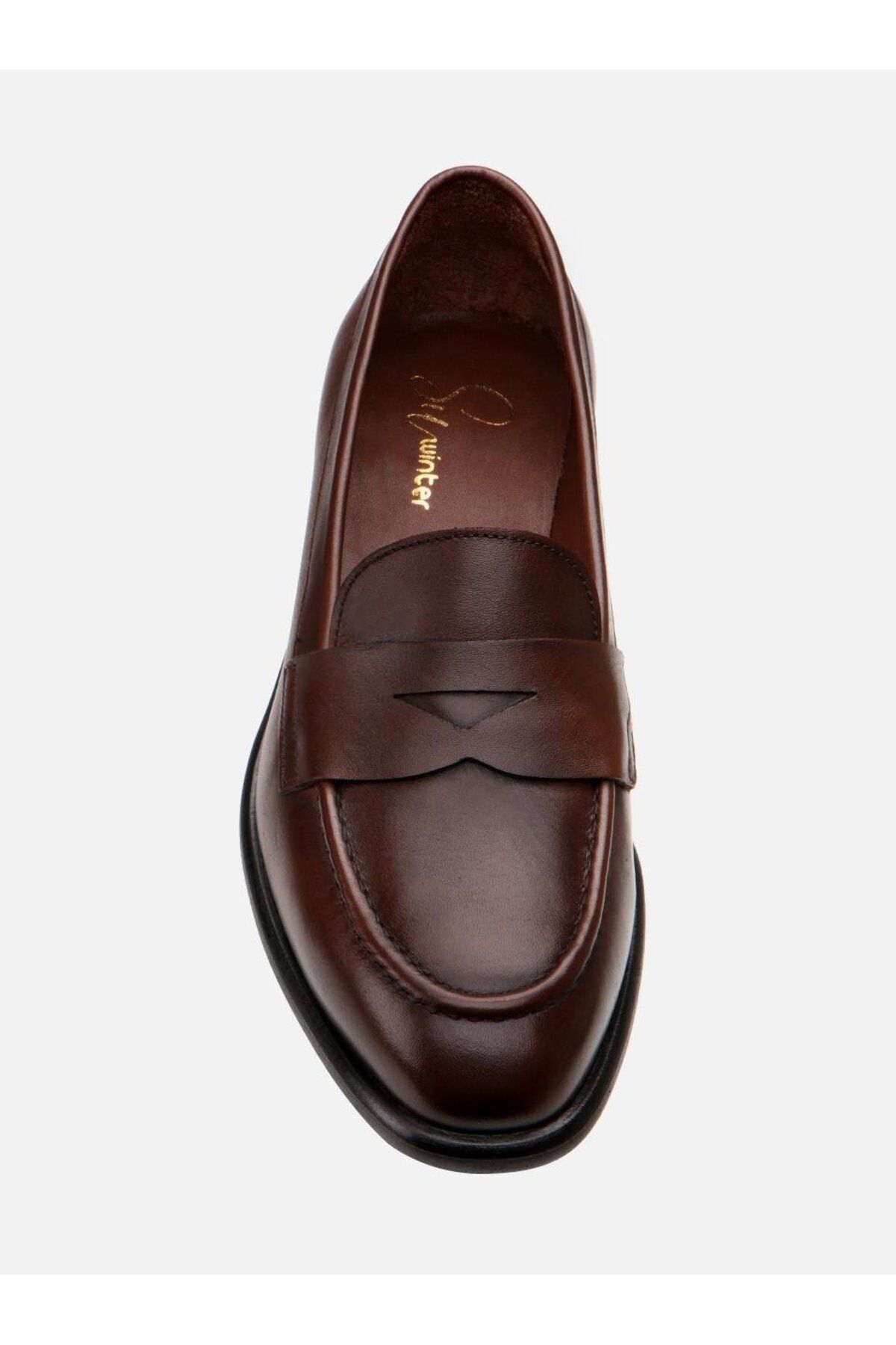 لوفر آبی زنانه کفش چرمی تیره آدلر Su Espadril