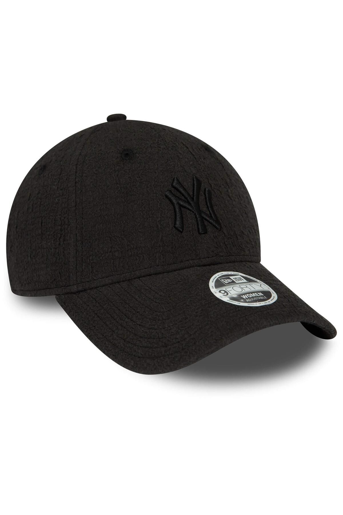 NEW ERA-Wmns Bubble Stitch 9Forty New York Yankees Black Hat 3