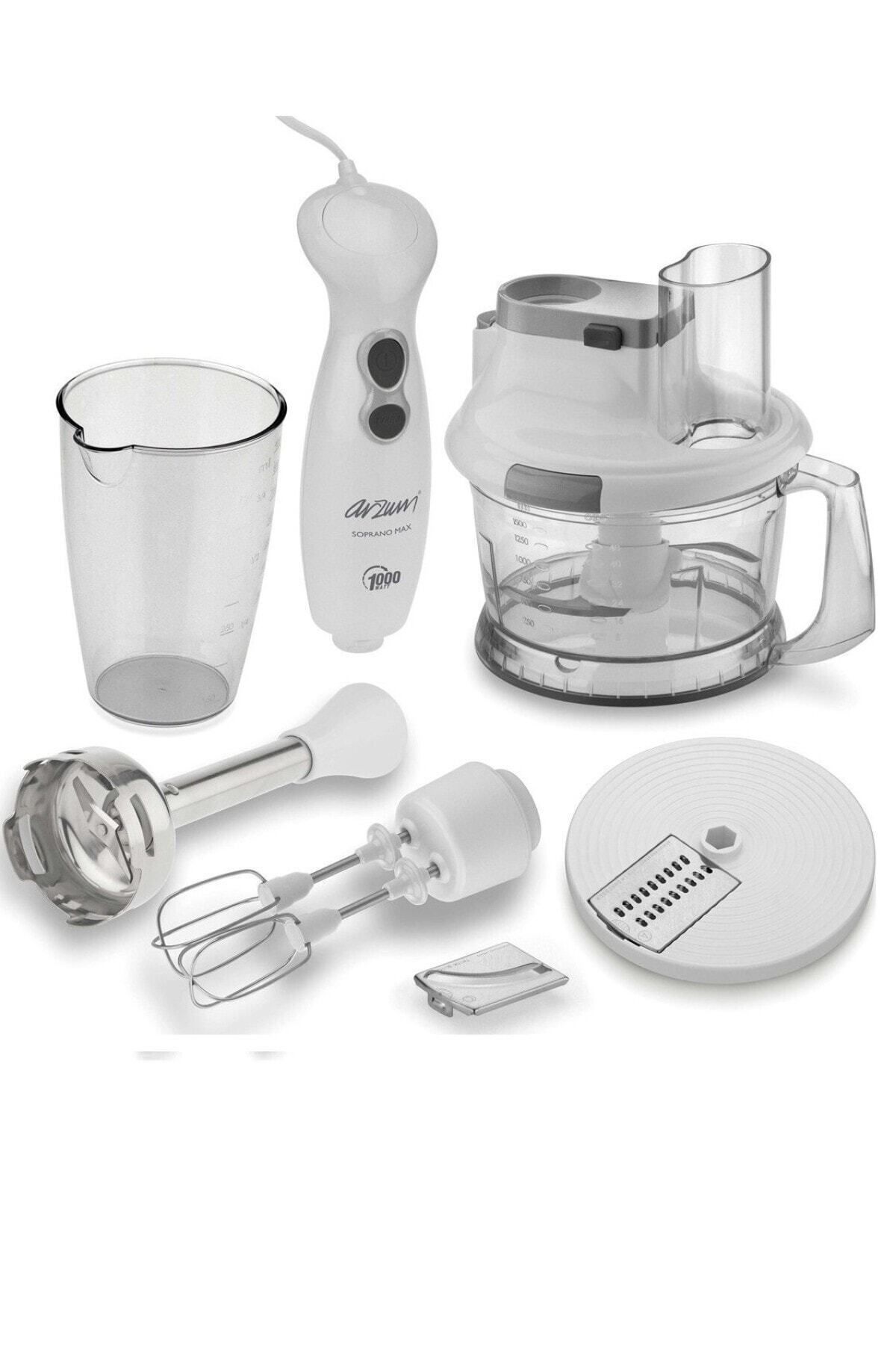 Arzum Ar1004 Soprano Max Multi Beyaz 1000 W Blender Seti-2