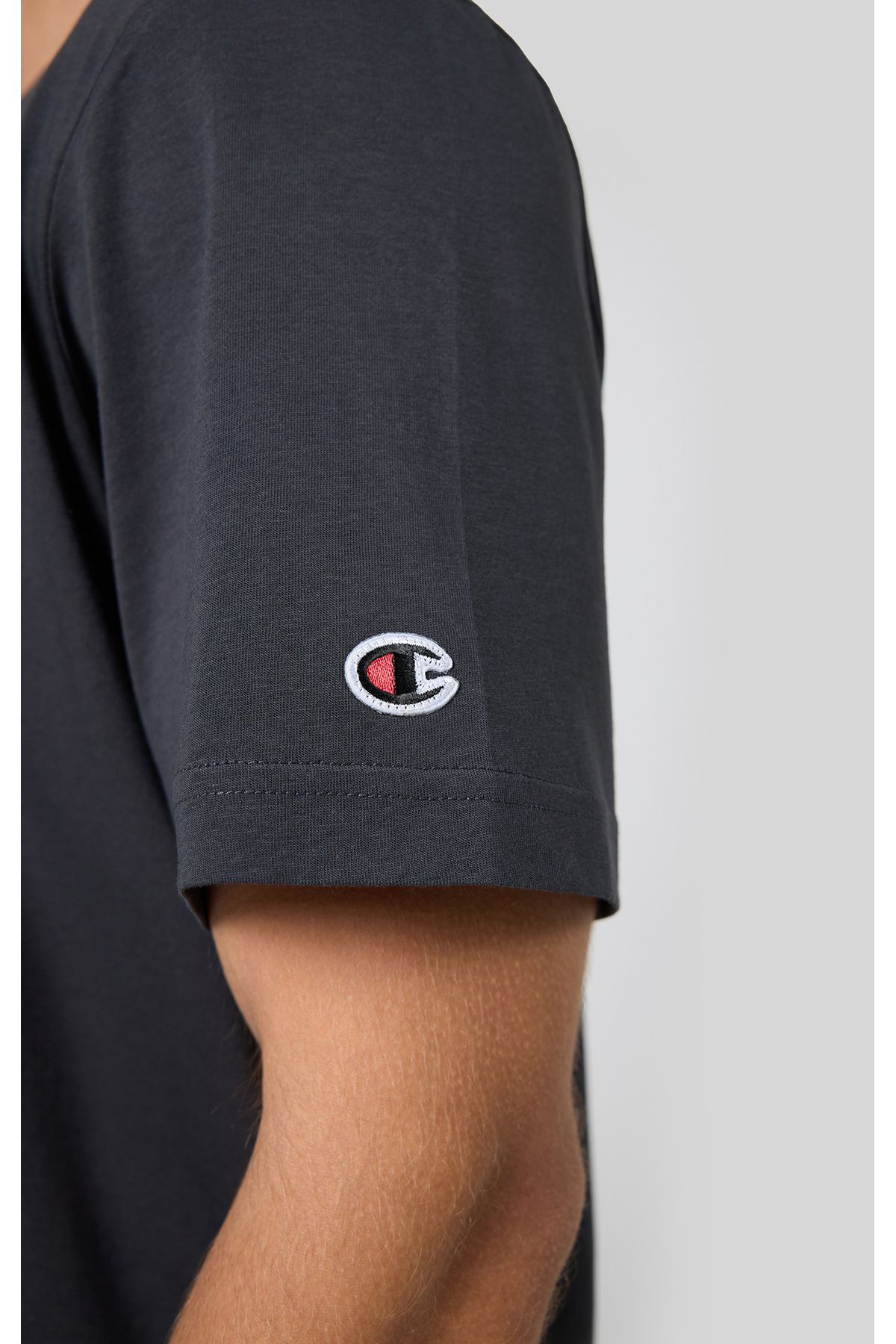 تی شرت خاکستری مردانه فروشگاه اسکریپت SS TEE اورجینال Champion