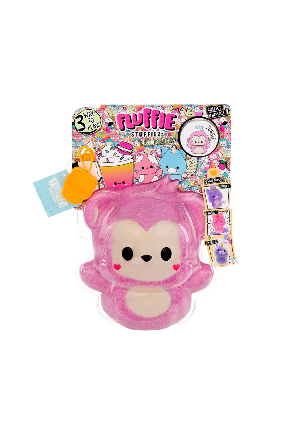 GIOCHI PREZIOSI Fluffie Stuffiez Küçük Peluş Maymun