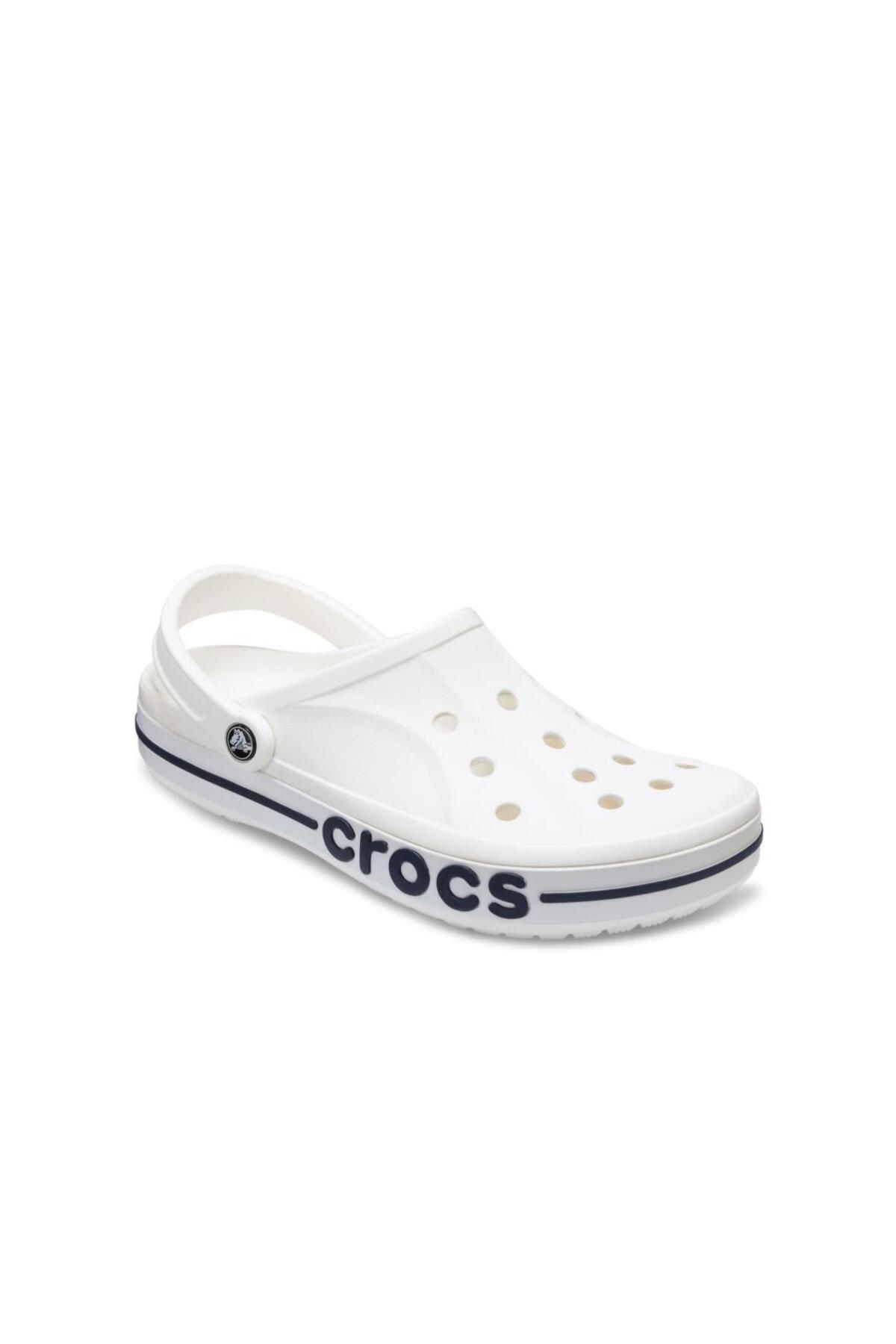 Crocs-White Bayaband Clog Slippers 1