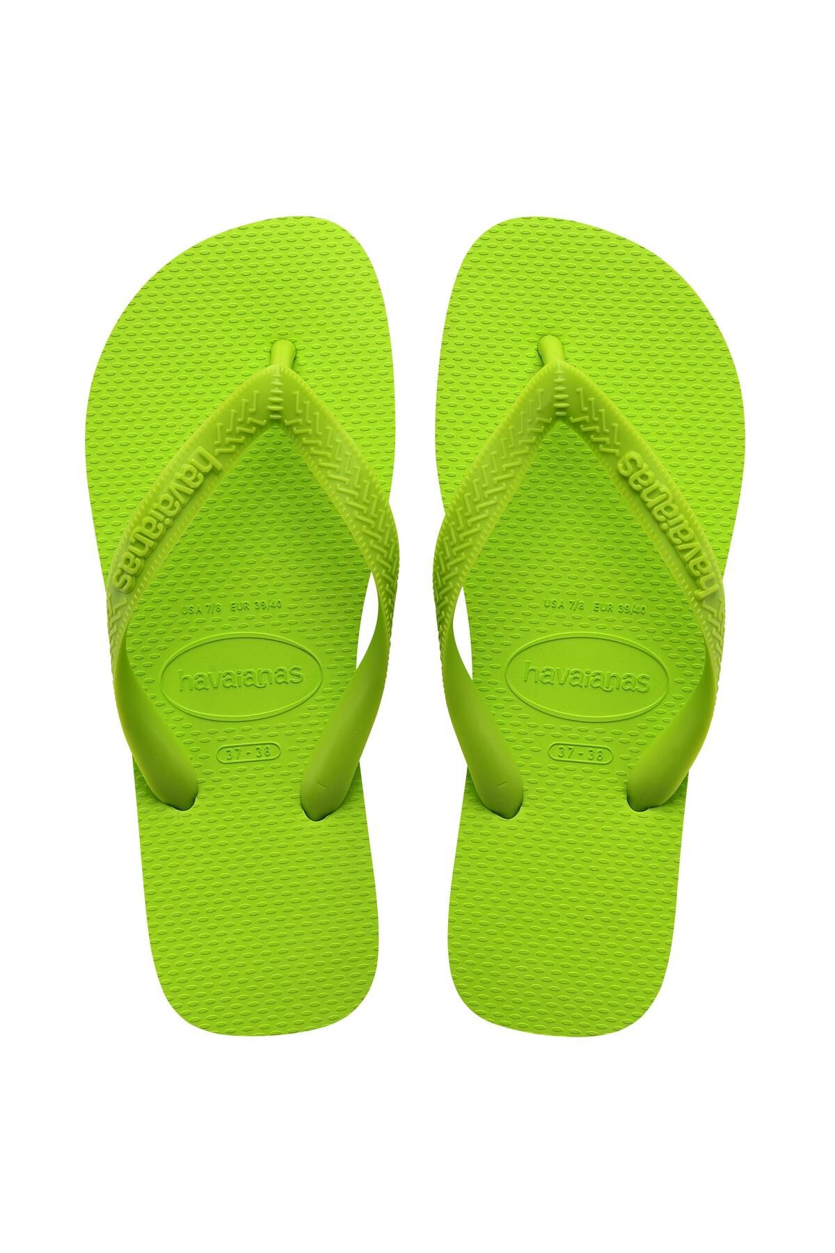 Havaianas-Lemon Green Ball Slippers 4