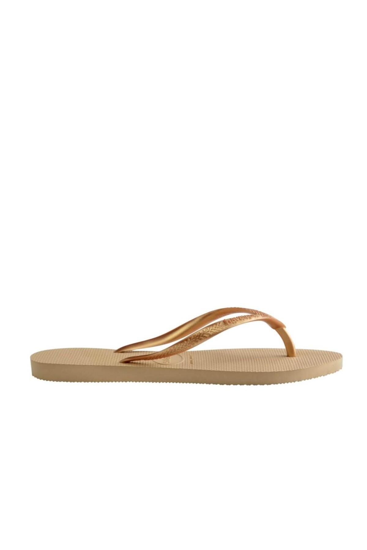 Havaianas-Χρυσές λεπτές παντόφλες 3