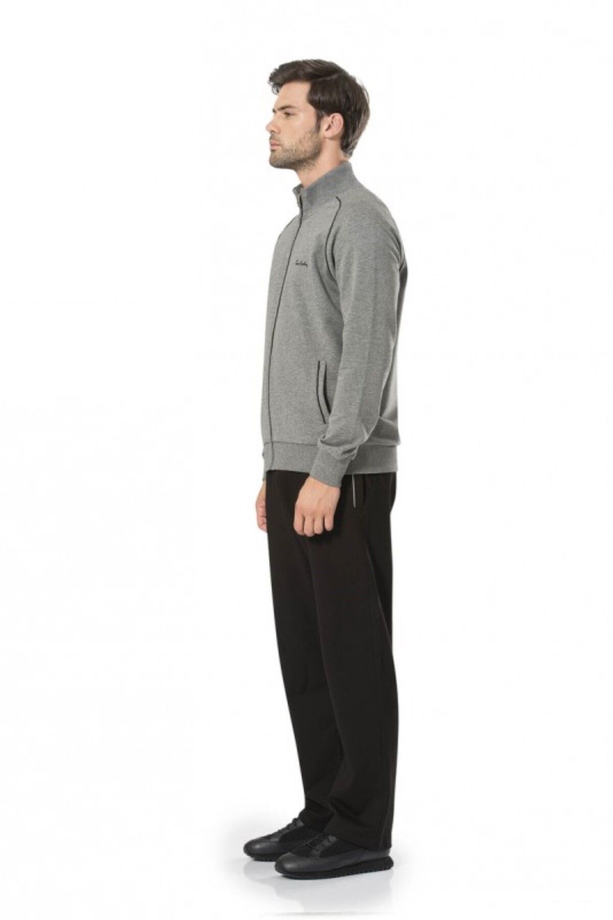 Pierre Cardin-Straight Leg Cotton Tracksuit Set - 2 Thread, Zip Collar Q7.U.0O.K5.K.A5.P.C 3