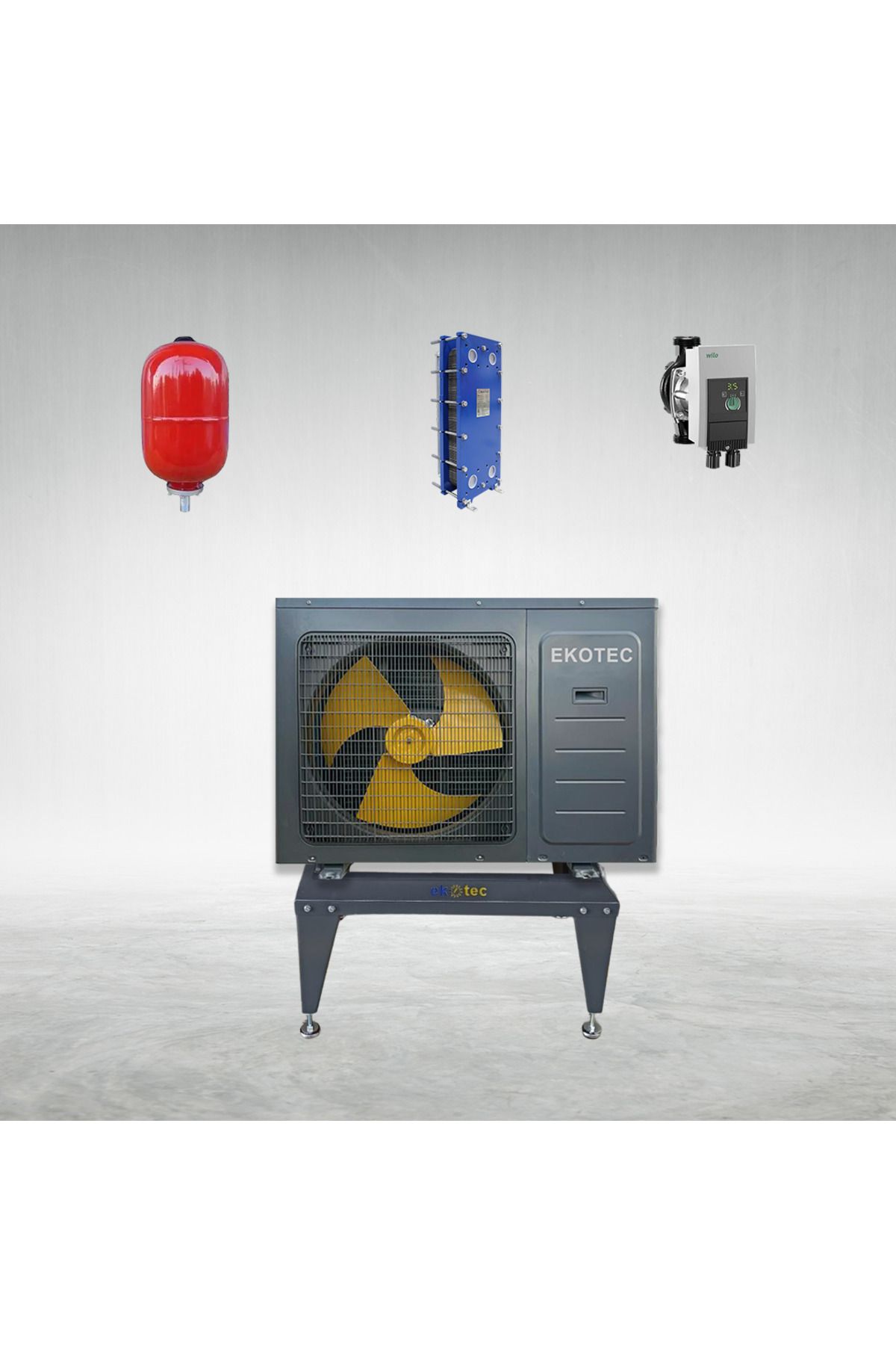 EKOTEC Ethı-12m Monoblok Dc Inverter 12 Kw Havuz Isı Pompası