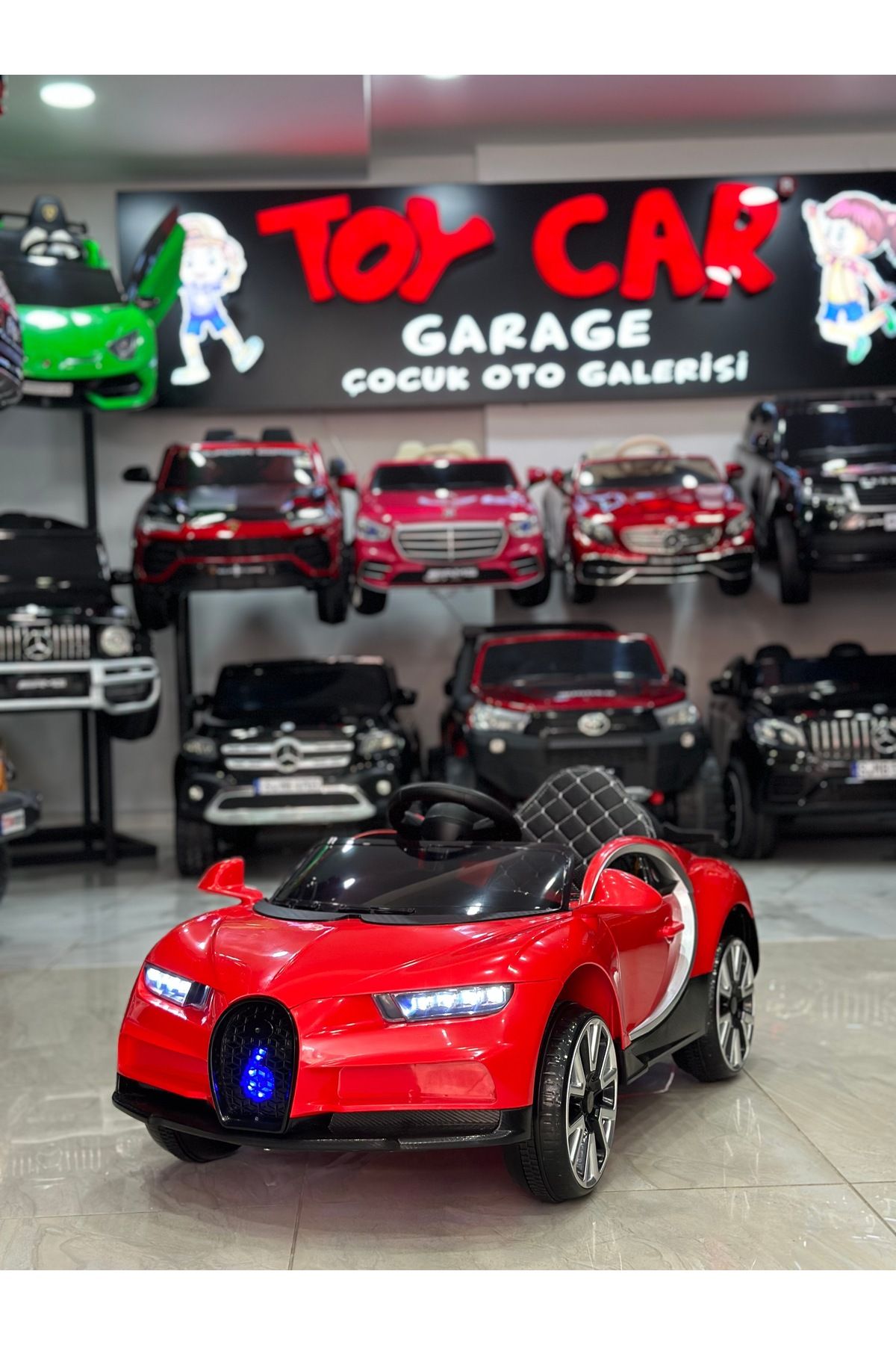 Bugatti Women akülü araba 12 volt 0-4 yaş