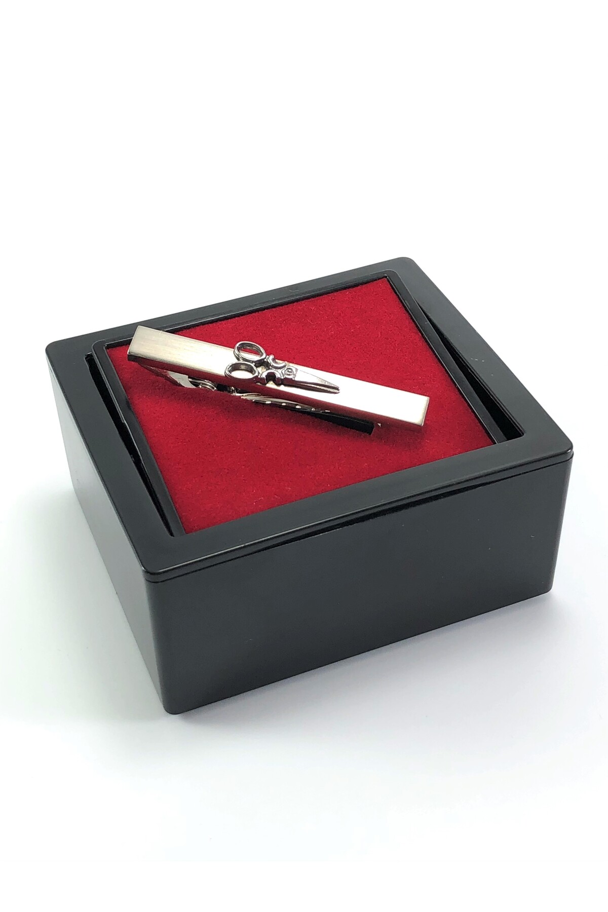  سنجاق کراوات جعبه‌ای مدل قیچی