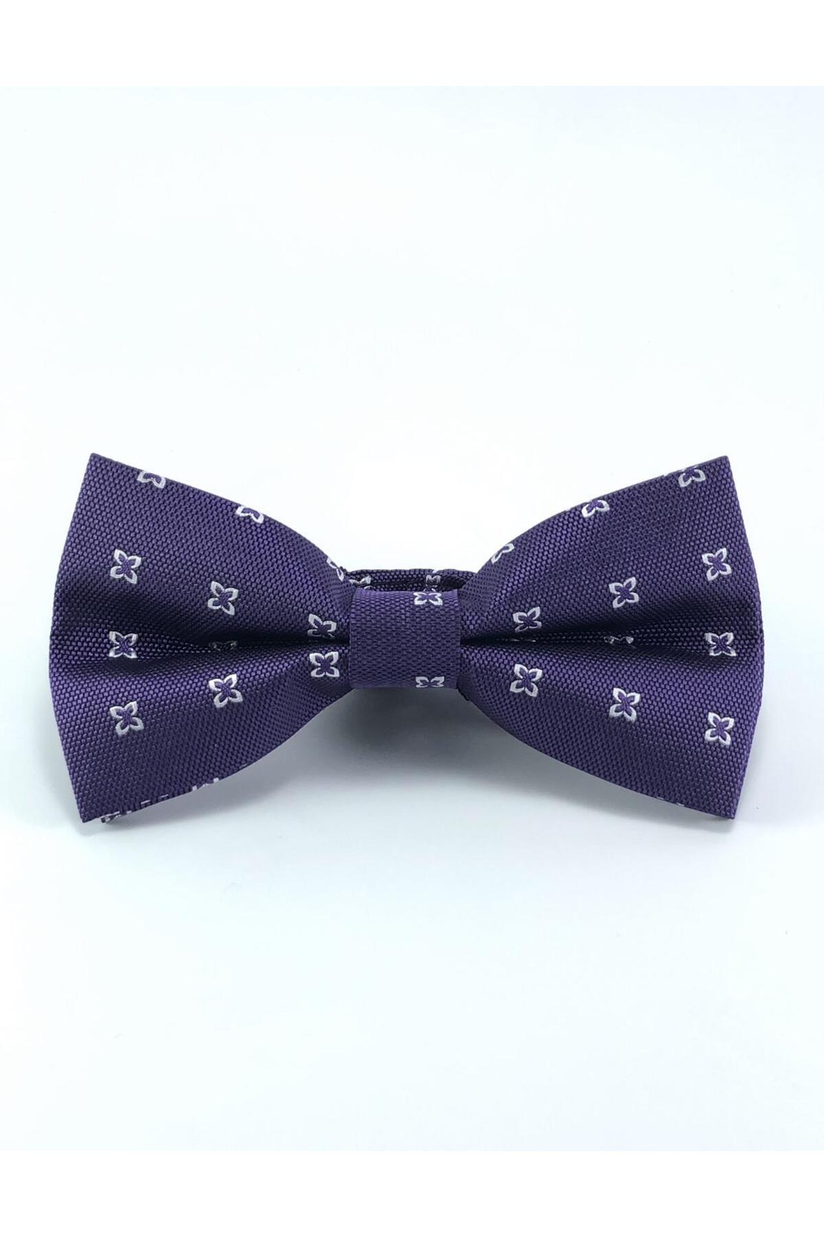  پاپیون طرح‌دار بنفش