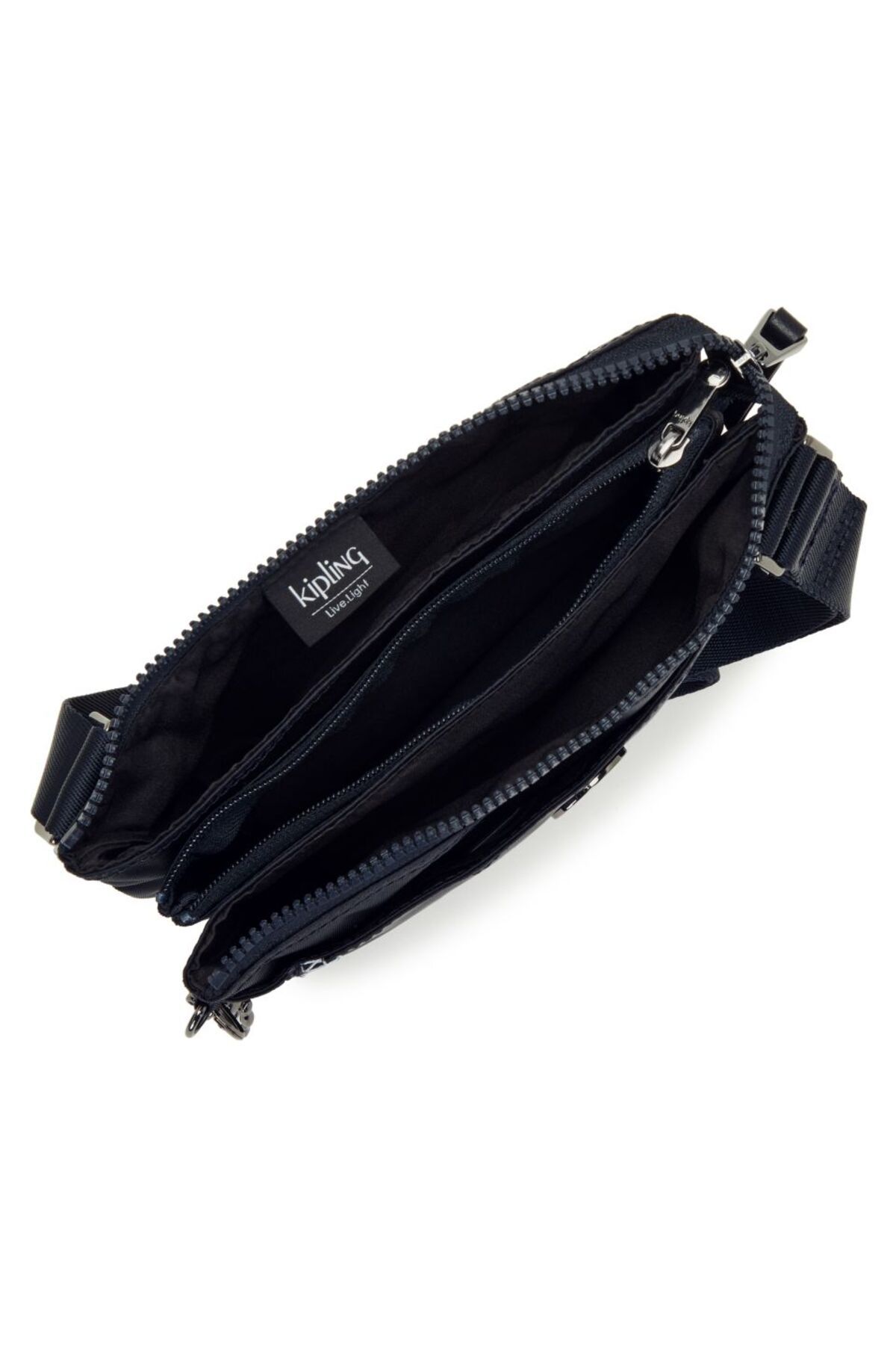 کیف شانه ای مشکی مردانه و زنانه سیاه کوچک Riri اورجینال Kipling