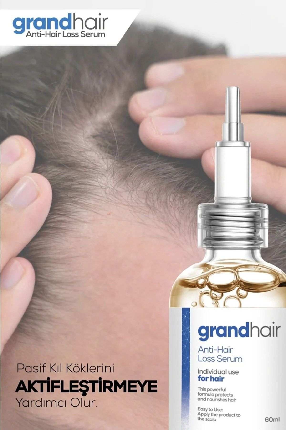 Grandhair Saç Dökülmelerine Karşı Etkili Bakım Serumu 60 Ml-6