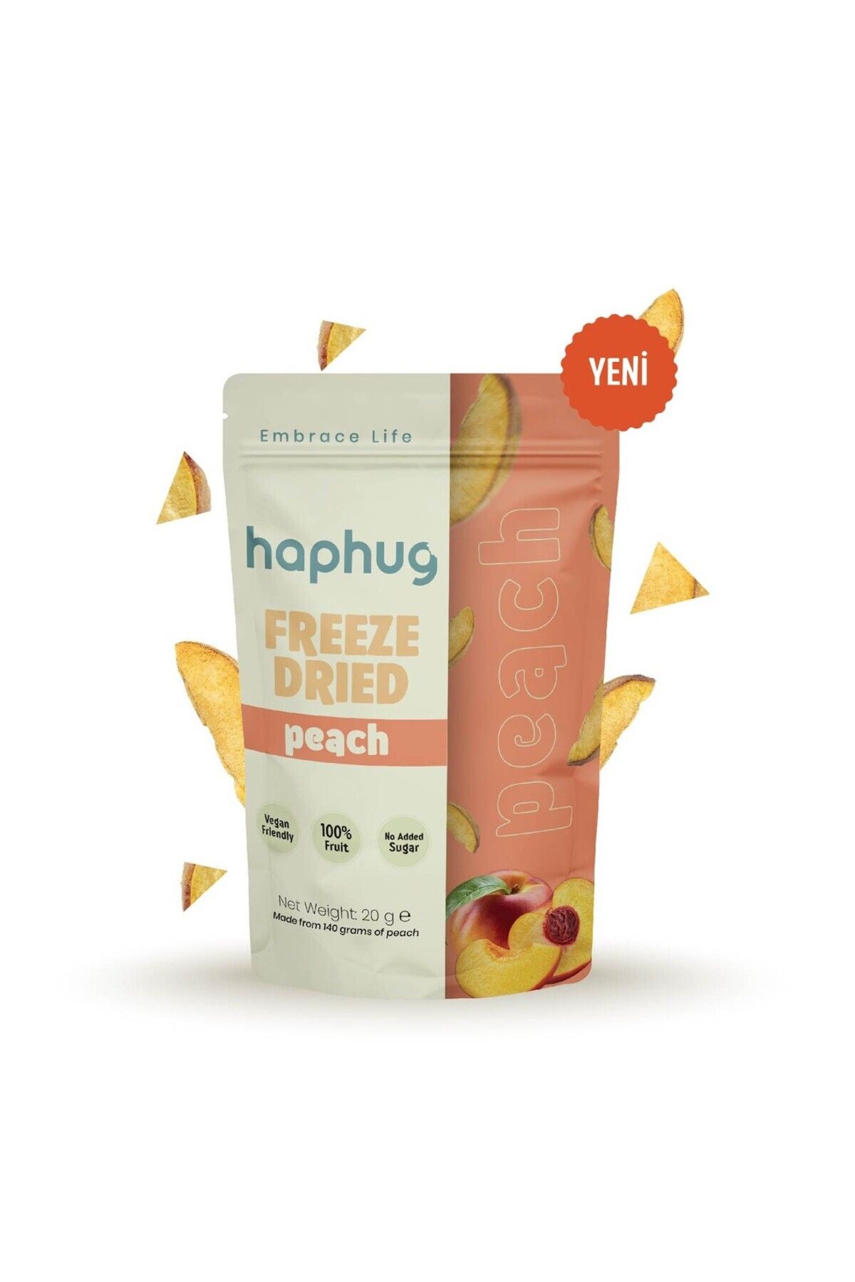 HapHug-Freeze Dried Peach - Freeze Dried Peach 20g 1