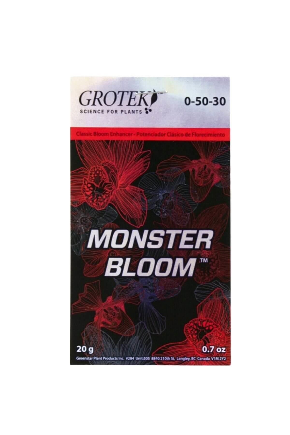 Grotek Monstır Bloom 20 g Bitki Çiçek Arttırıcı