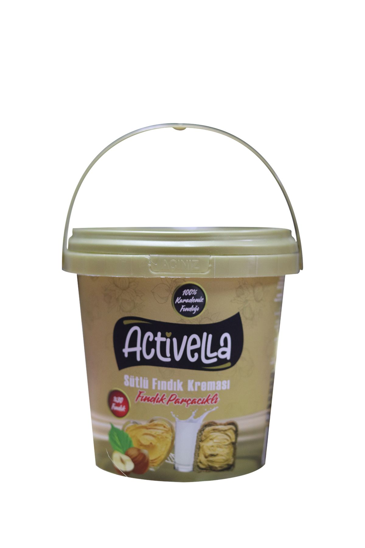 Activella Sütlü Fındık Kreması Parçacıklı 800gr %30 Fındıklı