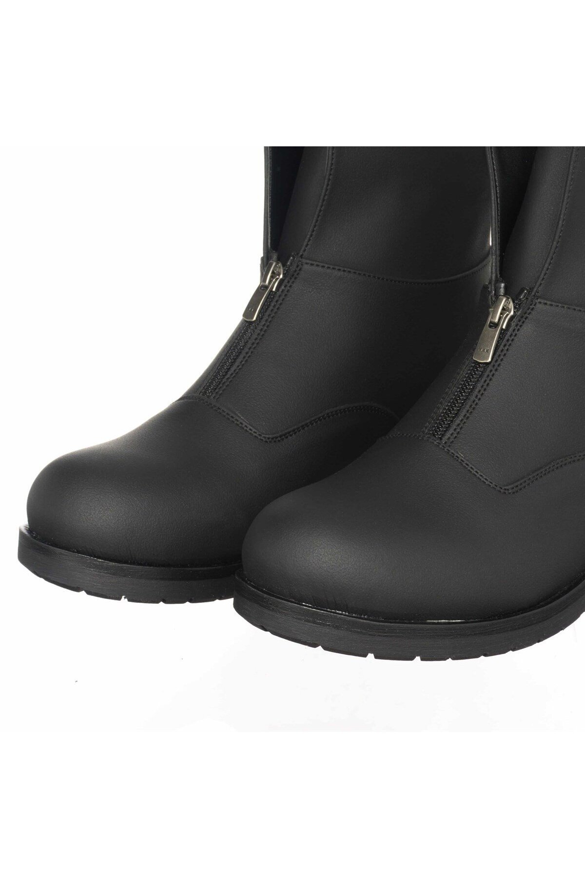 İriadam-41-42-43-44 Number Number K902 Black Print Large Size Women's Boots 4