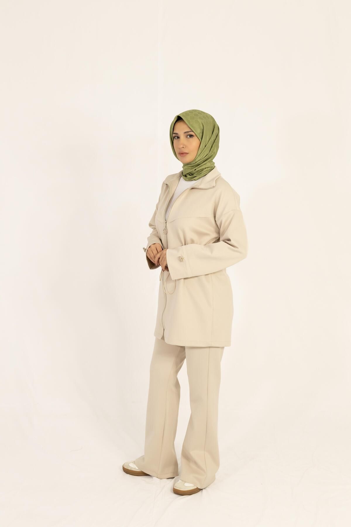 Moda Asrın-Ecru Sucuba Tunic Set 3