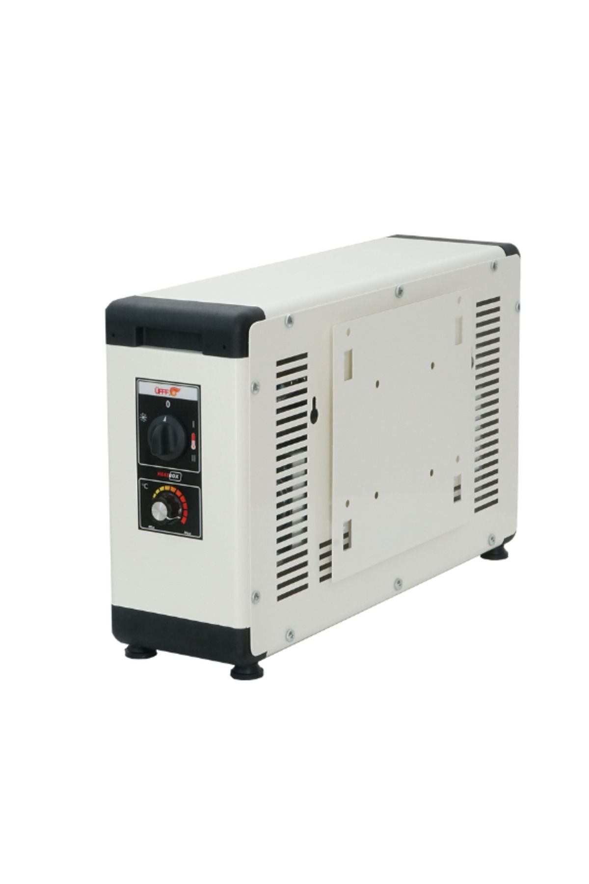 Troy Karavan Heatbox Board 1000W - 2000W Krem Fanlı Isıtıcı