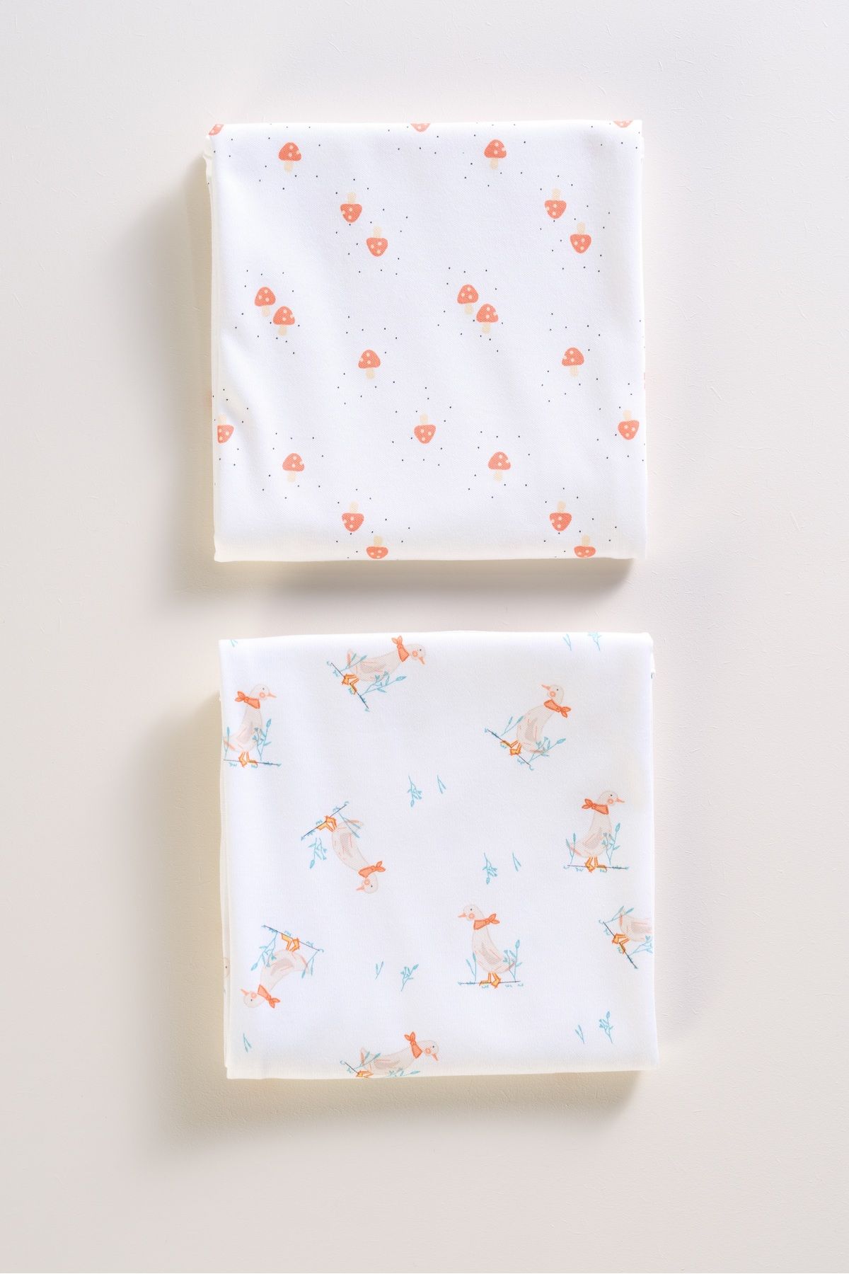 Bondberro-Traditional Newborn and Baby Swaddle Set of 2 100% Cotton Oeko Teks Certified 1