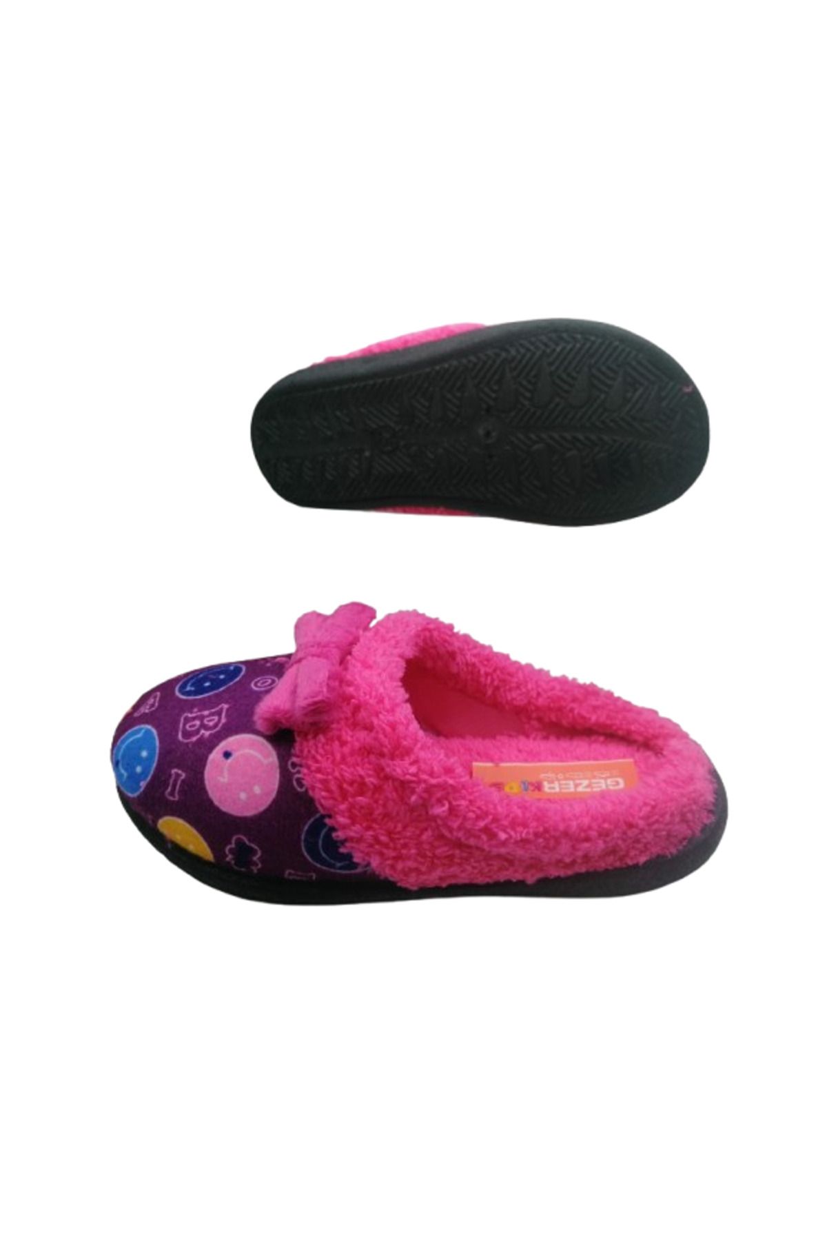 GEZER-Papuci de interior cu panglică mov pentru fete gzrtr 985530 5