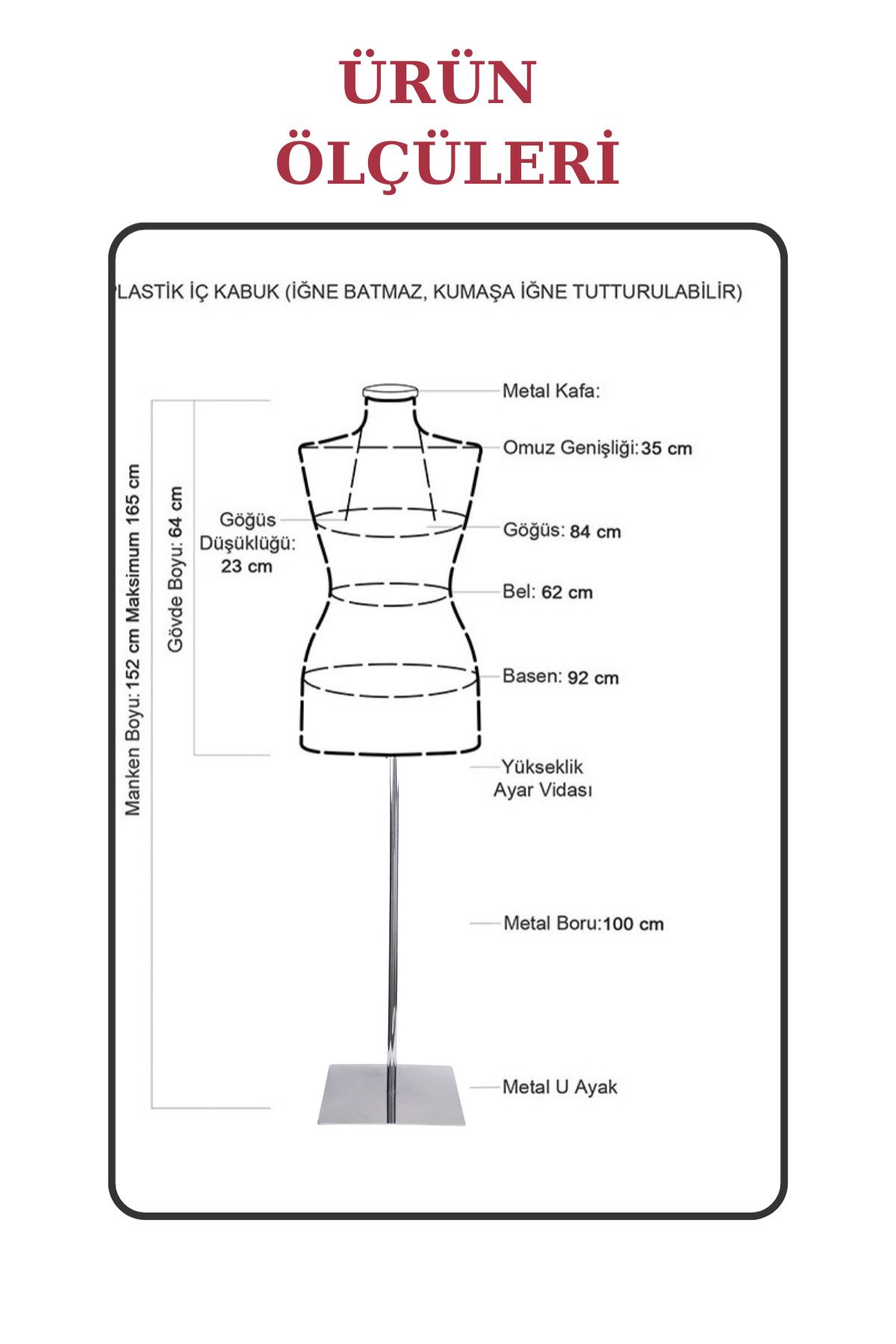 Manken İstanbul-Easy Portable 36 Size Tailor Manikin Showcase Manikin for Events and Fairs 3