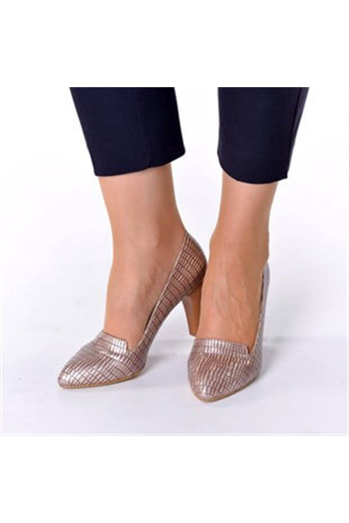 İriadam-1952 Beige Lezar Large Size Shoes 2