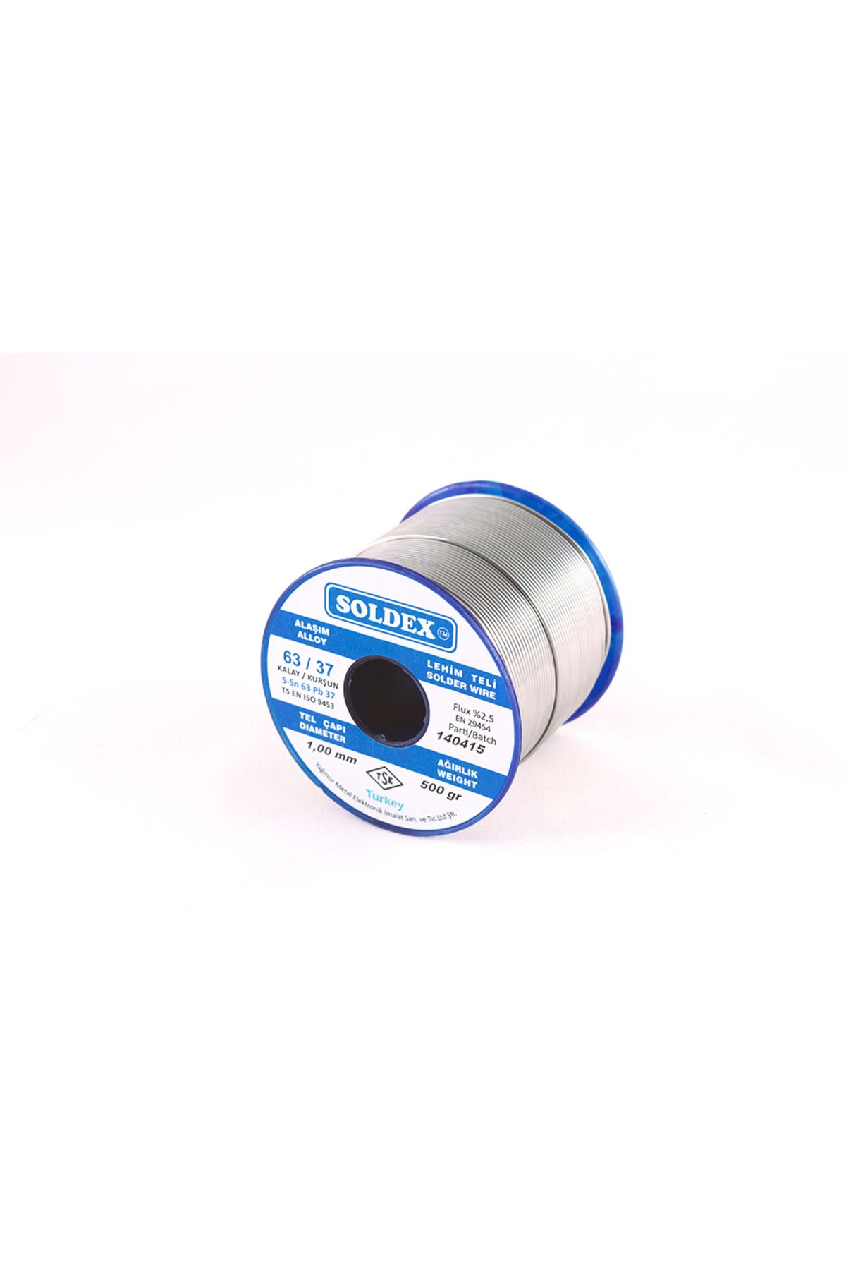 LiderGlobal 63-37 Lehim Teli 200 Gr 0,75 mm, Sn:63 - Pb:37