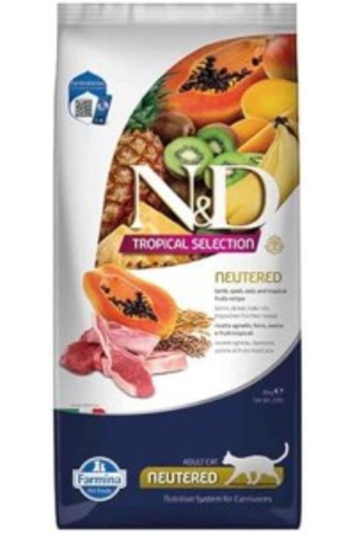 ND N&D Tropical Selection Kuzu Etli ve Tropikal Meyveli Kısırlaştırılmış Kedi Maması 10 Kg