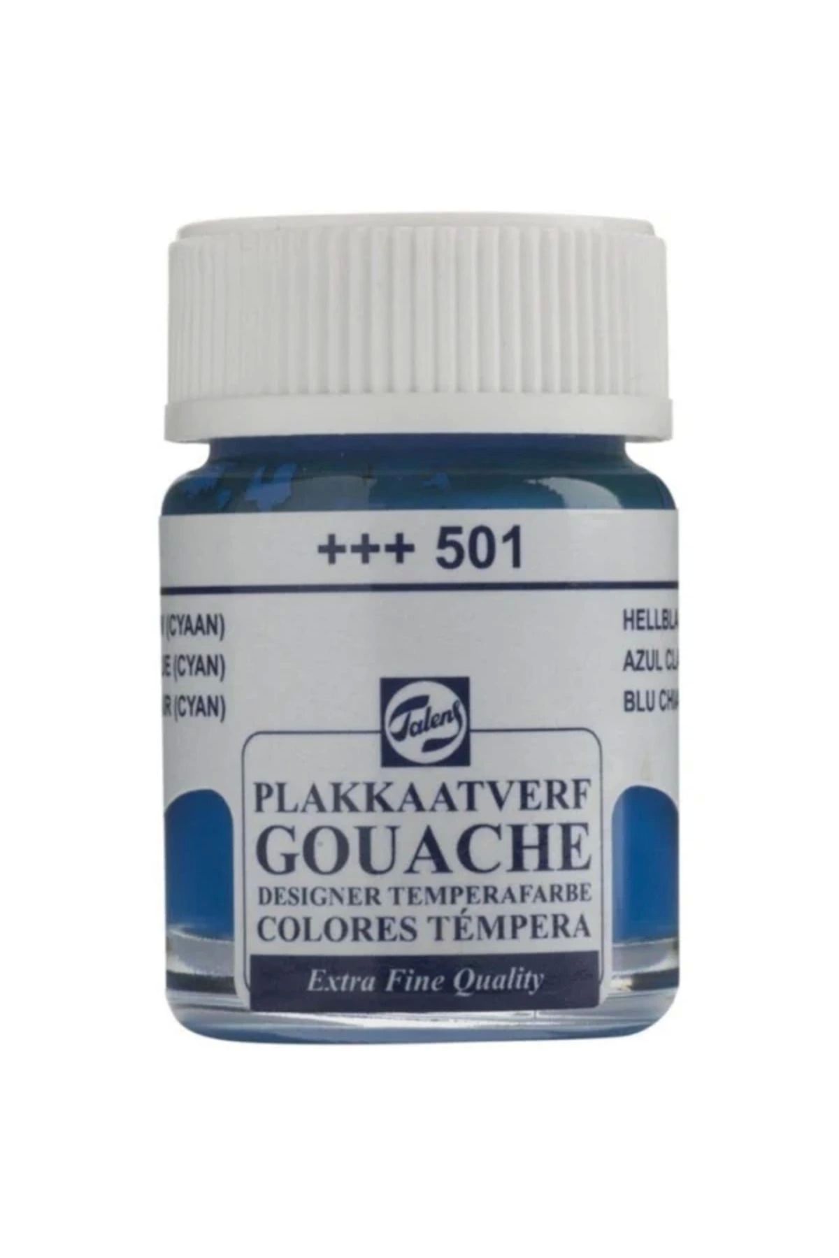 Talens Gouache Jar 16ml Guaj Boya Lıght Blue Cyan / 501