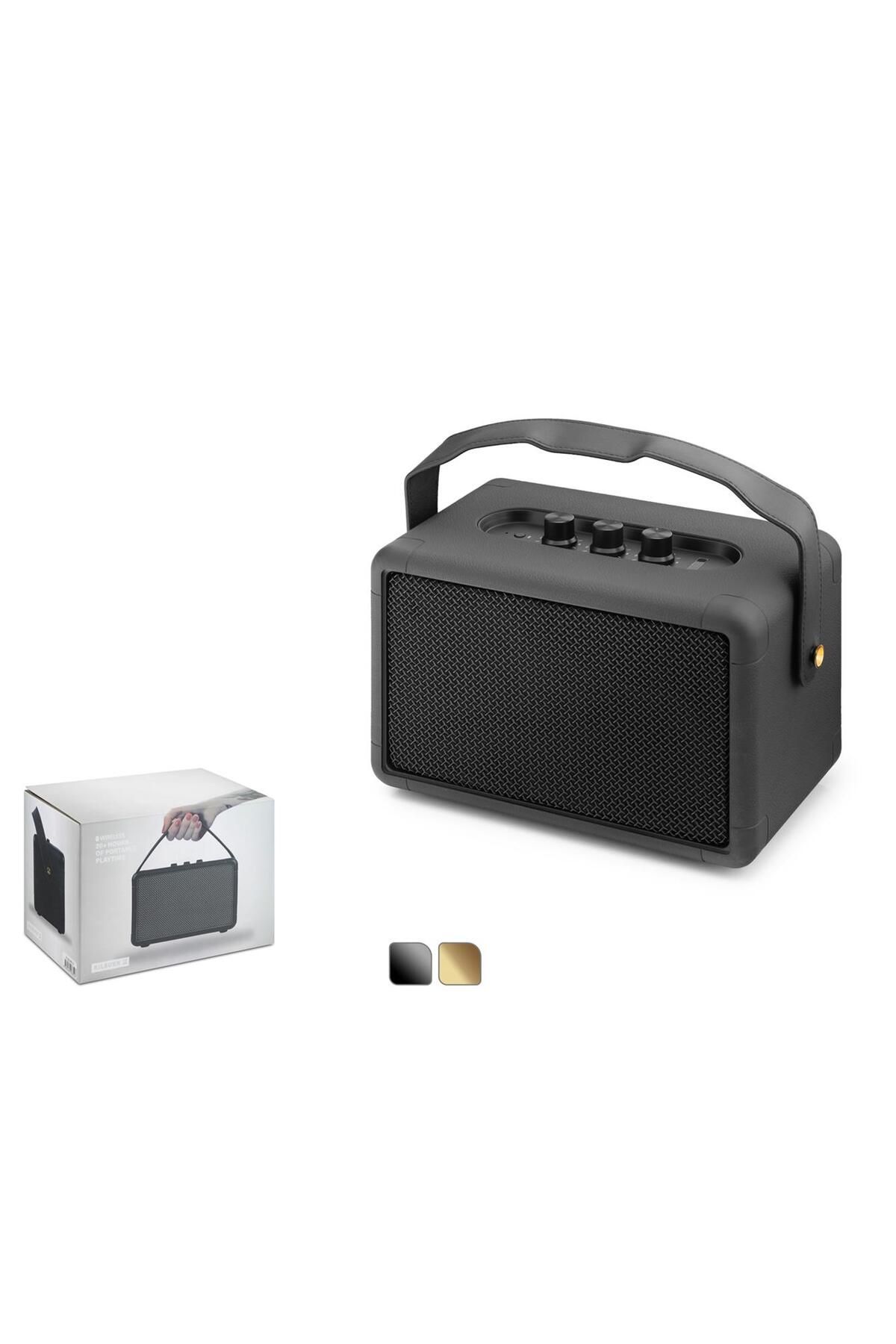 HADRON Siyah Kilburn2 Bluetooth Speaker 30W 243-162-140MM