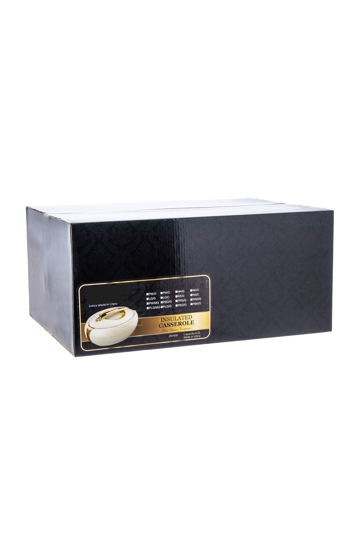 Dania-Luxury stainless steel food container, 6 liters, golden beige colour 5