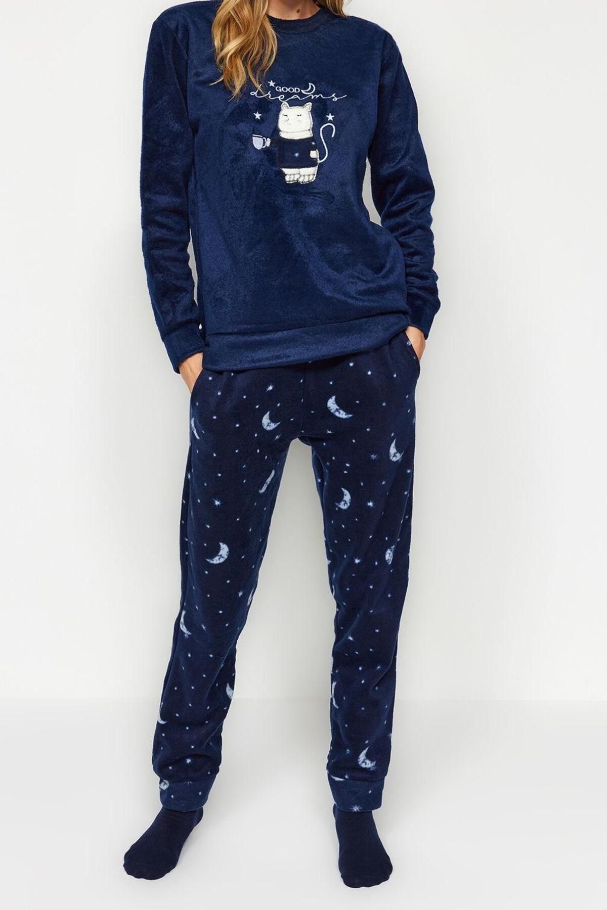 FRM-Pajama Set - Dark blue - Galaxy 2