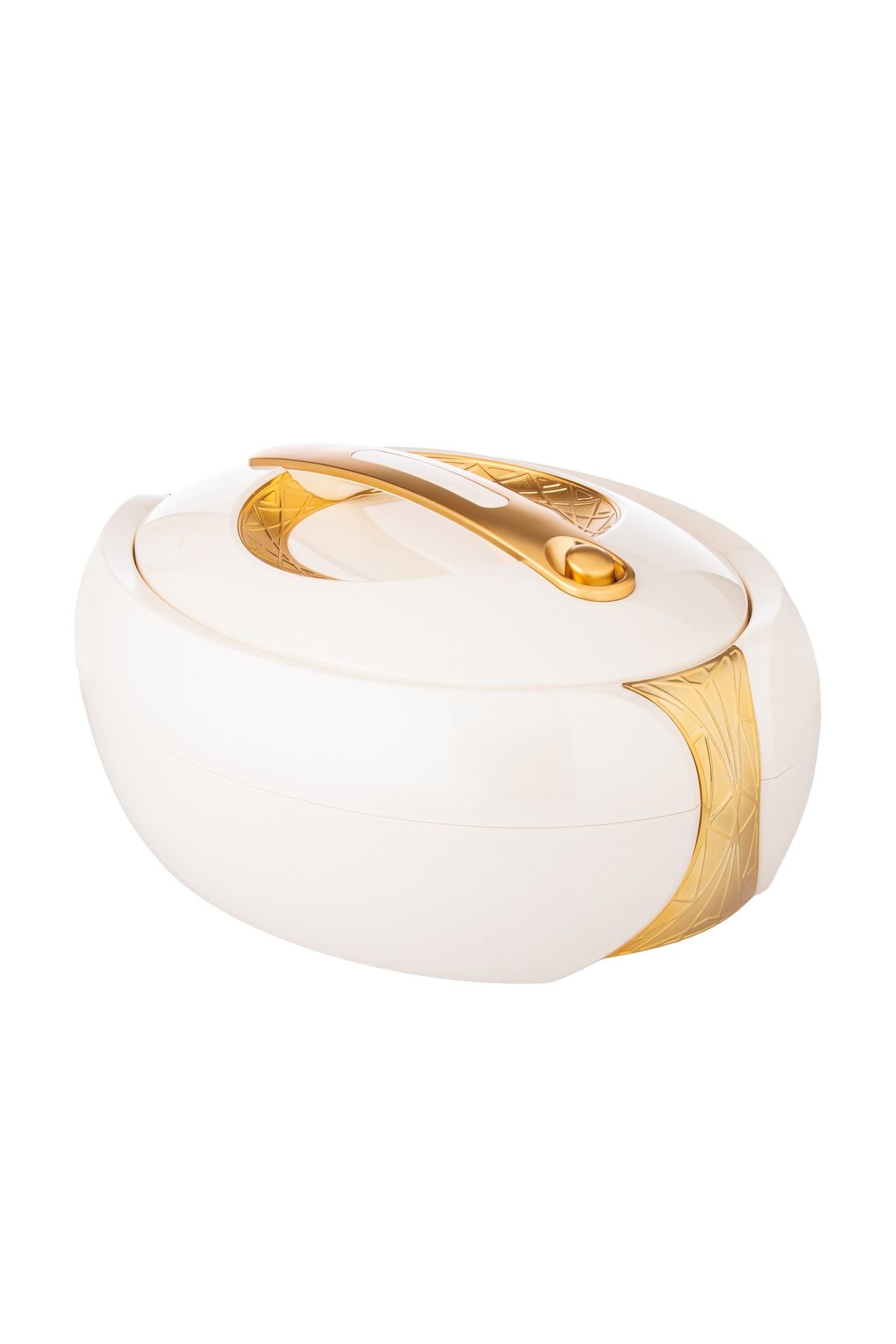 Dania-Luxury stainless steel food container, 6 liters, golden beige colour 2