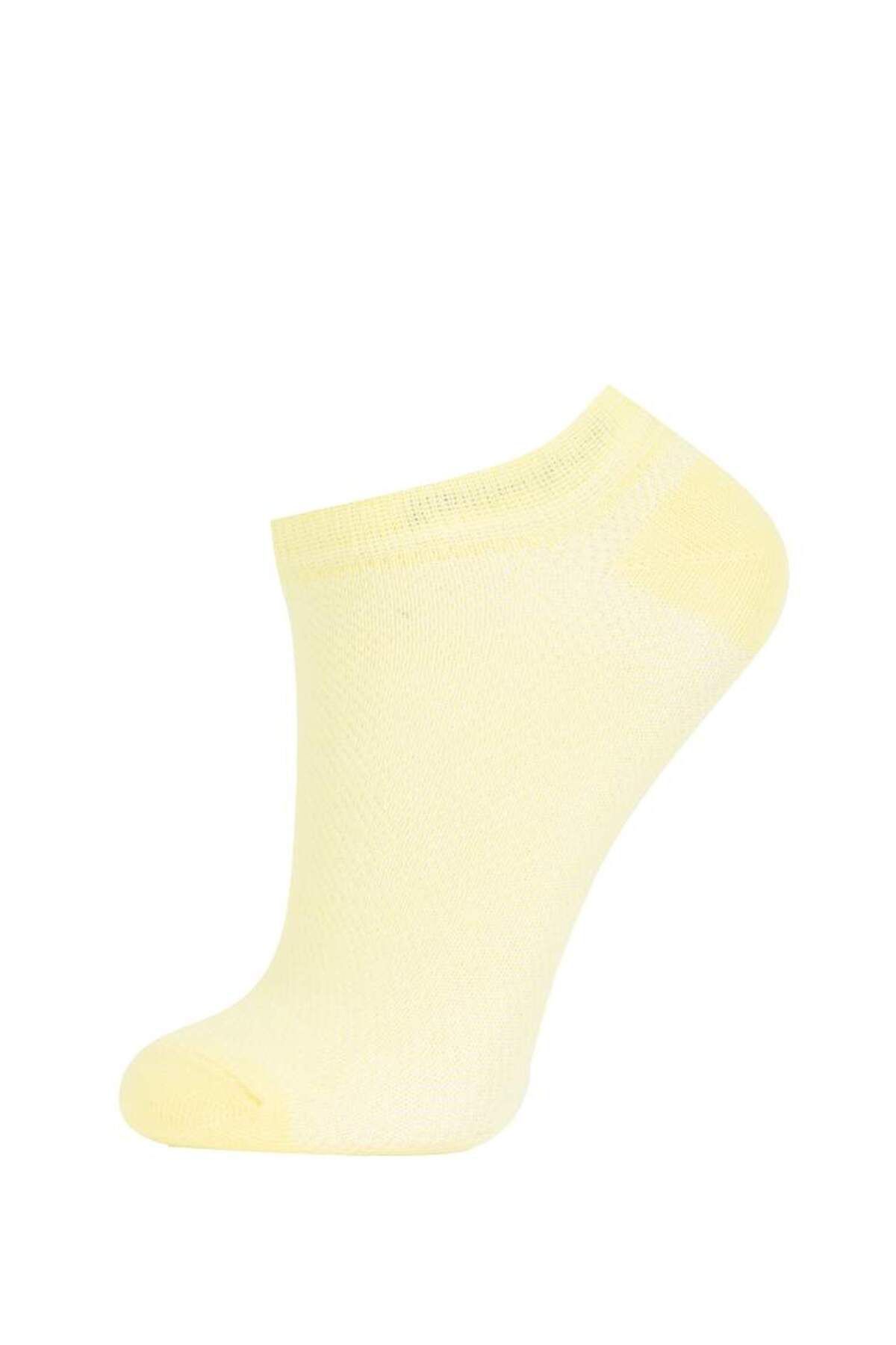 DeFacto-New Season Girls' 5-Piece Cotton Booties Socks 2