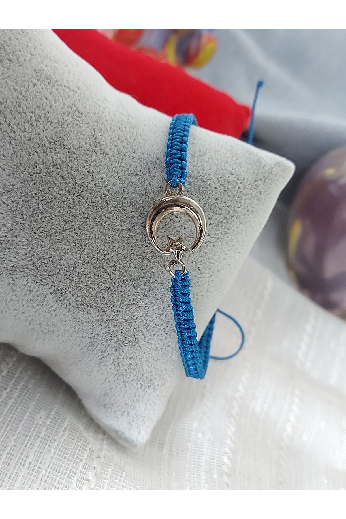 Nej-Bracelet - Blue - Without Stone 4