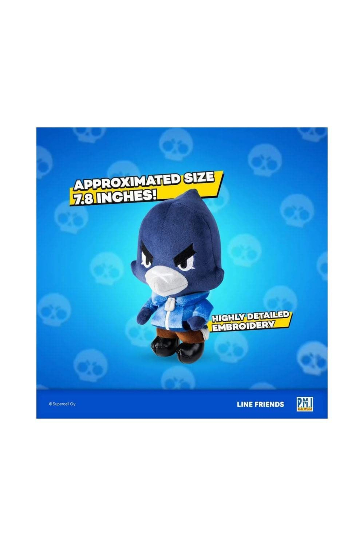 TOYFEST Brawl Stars Soft Velvety Plush Figure Crow 20 cm- Trendyol