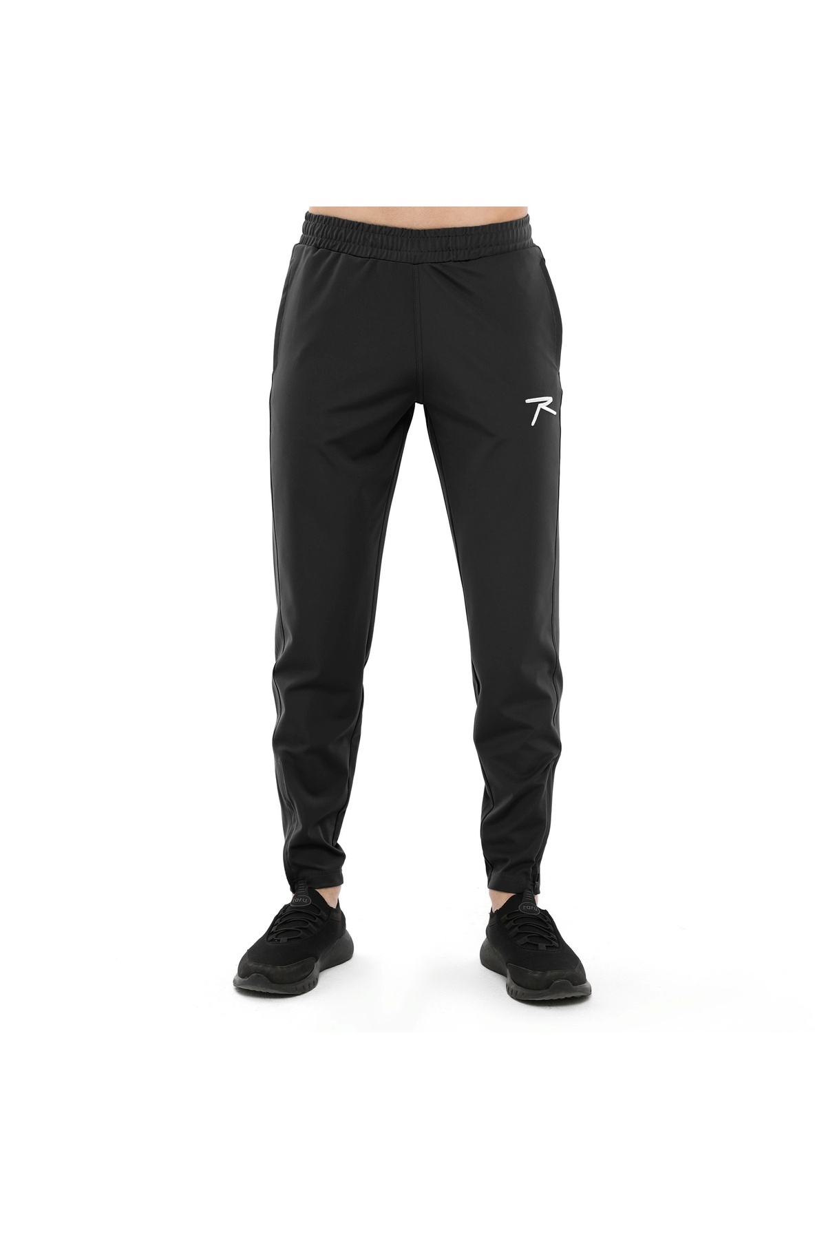 raru Unisex Sweat Pantolon SANITAS SİYAH