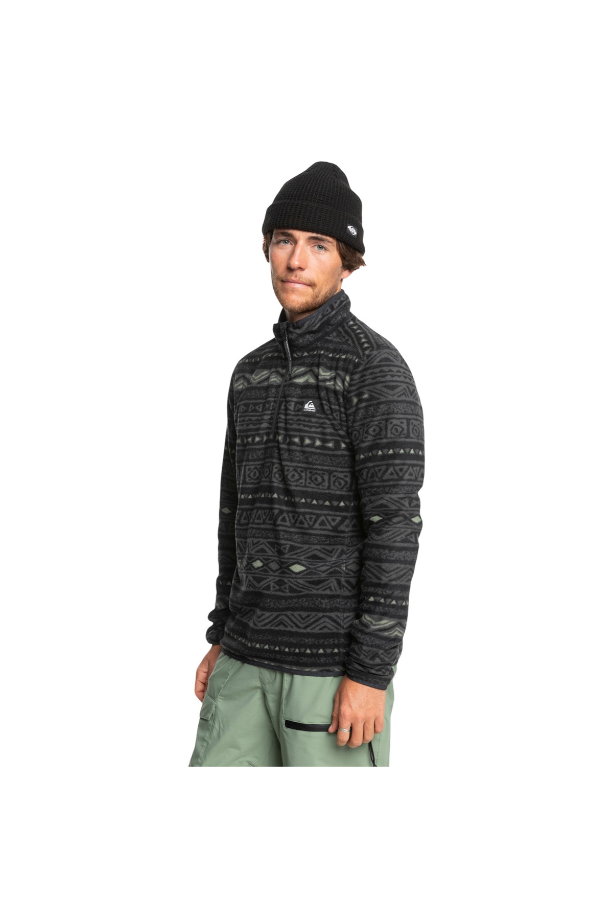 Çok Renkli Erkek Polar Sweatshırt EQYFT04979AKER HZ FLEECE — سبز EQYFT04979 QK.41142QK.41142S — تصویر 2 از 7