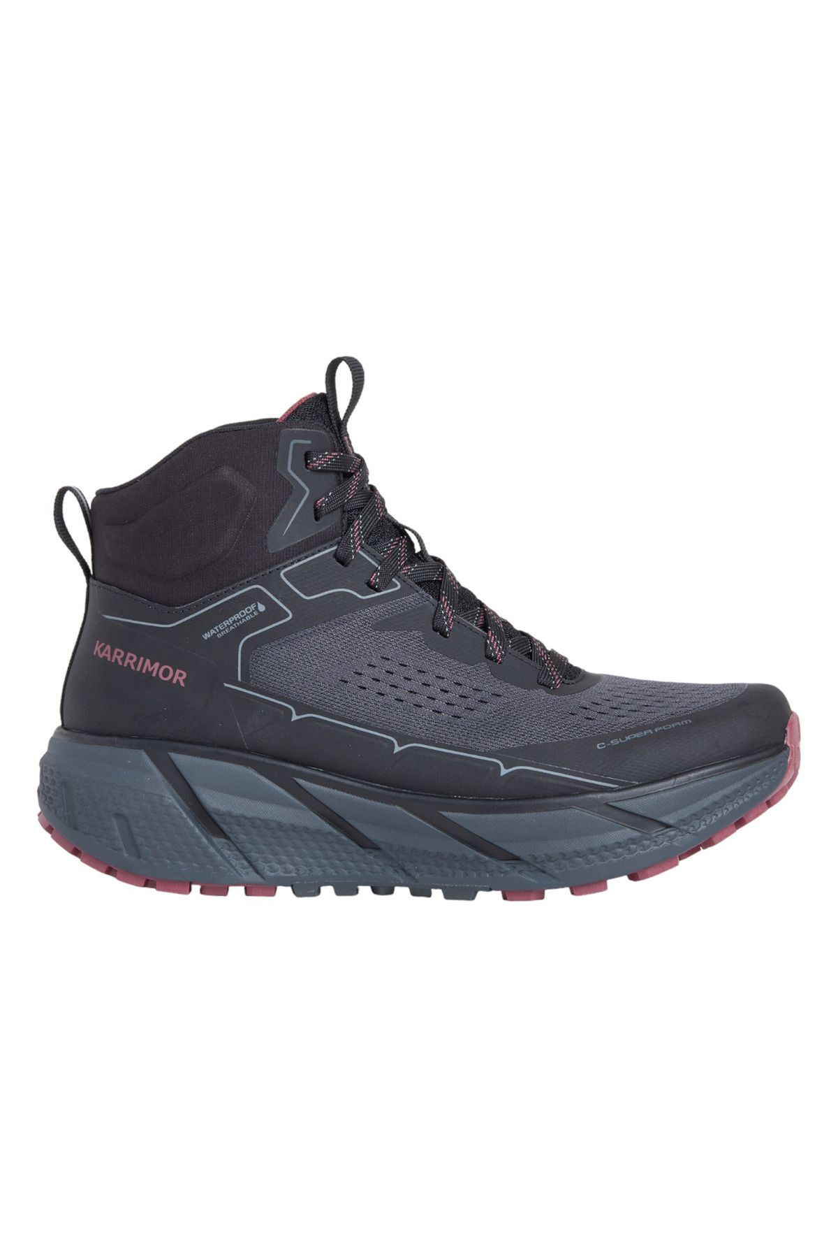 Singletrack Mid Ladies آب و هوا مشکی/بنفش Karrimor
