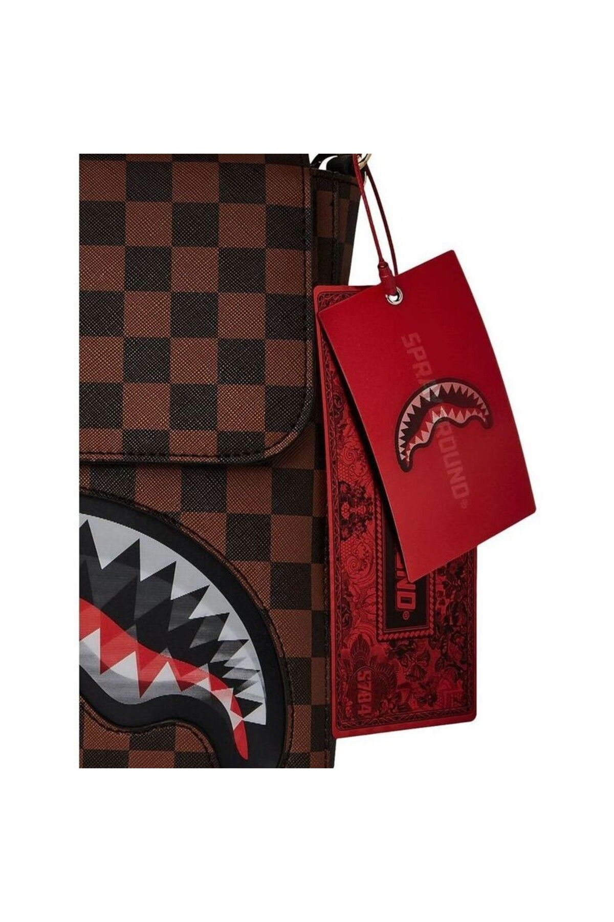 کیف شانه ای چند رنگ مردانه و زنانه دستی تسمه کوسه شفاف قابل تنظیم Sprayground