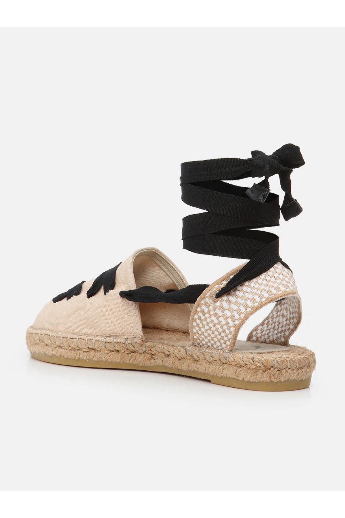 Su Espadril  Marya Ekru Kadın Espadril Sandalet - Görsel 3