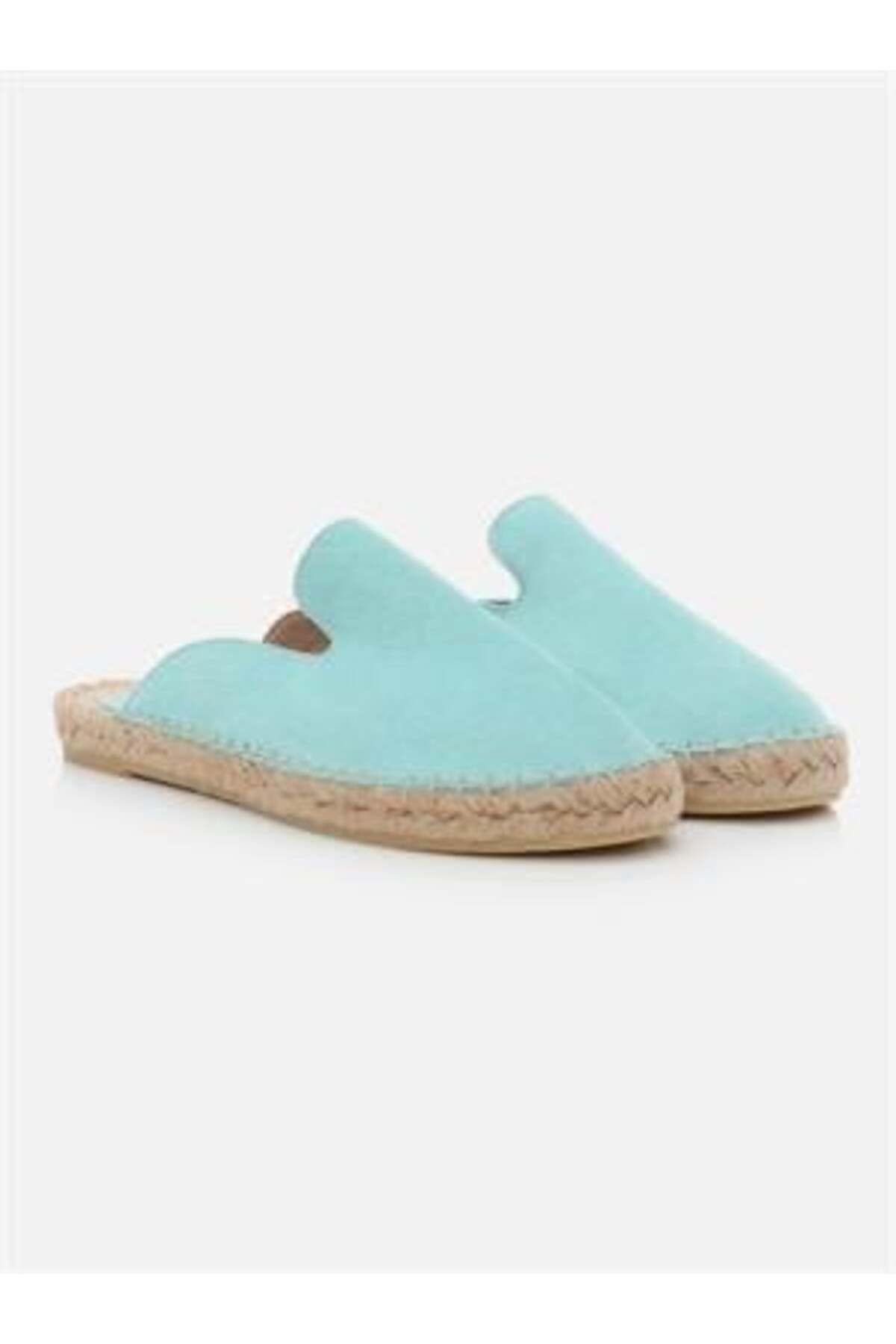 دمپایی آبی زنانه فیروزه ای مروه Su Espadril