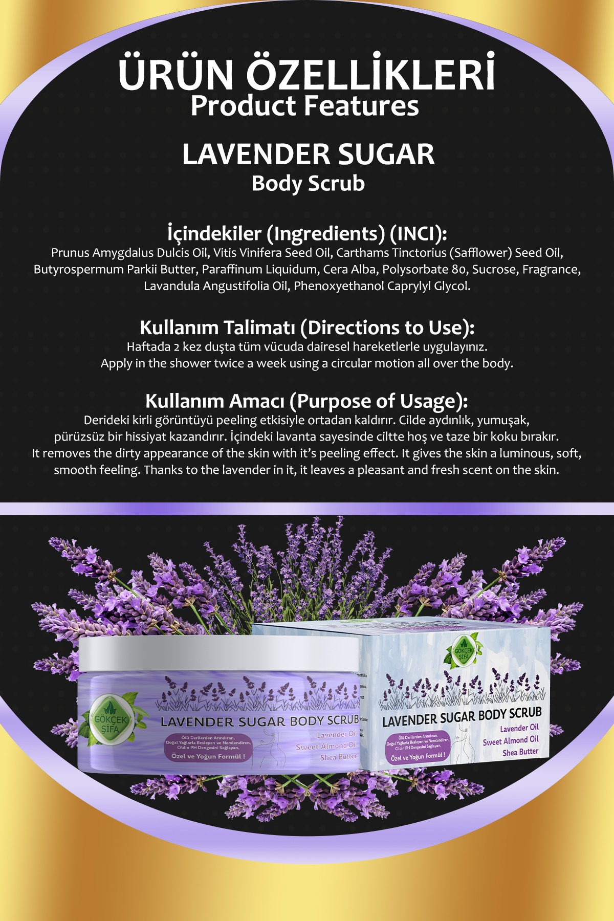 Lavender Sugar Body Scrub 250 Ml — 008000 — تصویر 2 از 3