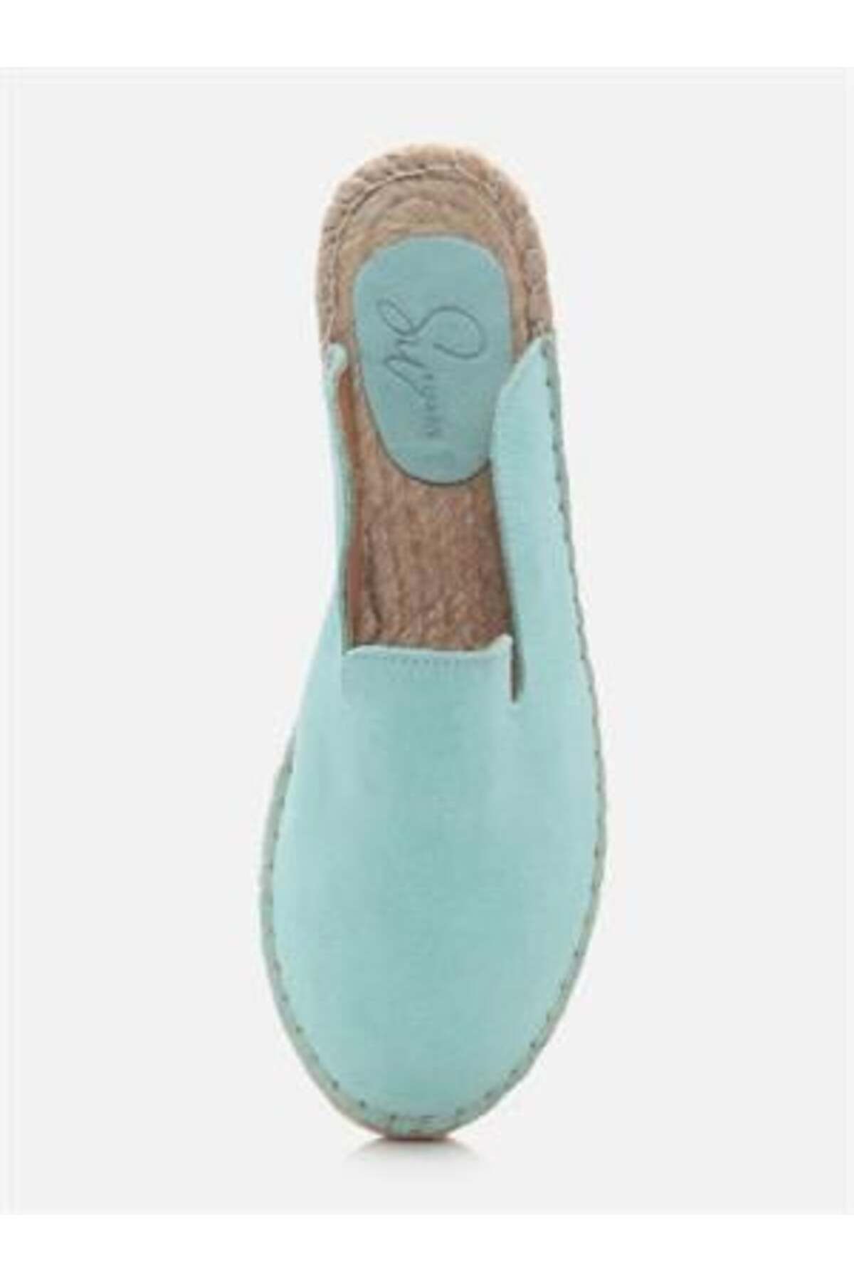 دمپایی آبی زنانه فیروزه ای مروه Su Espadril