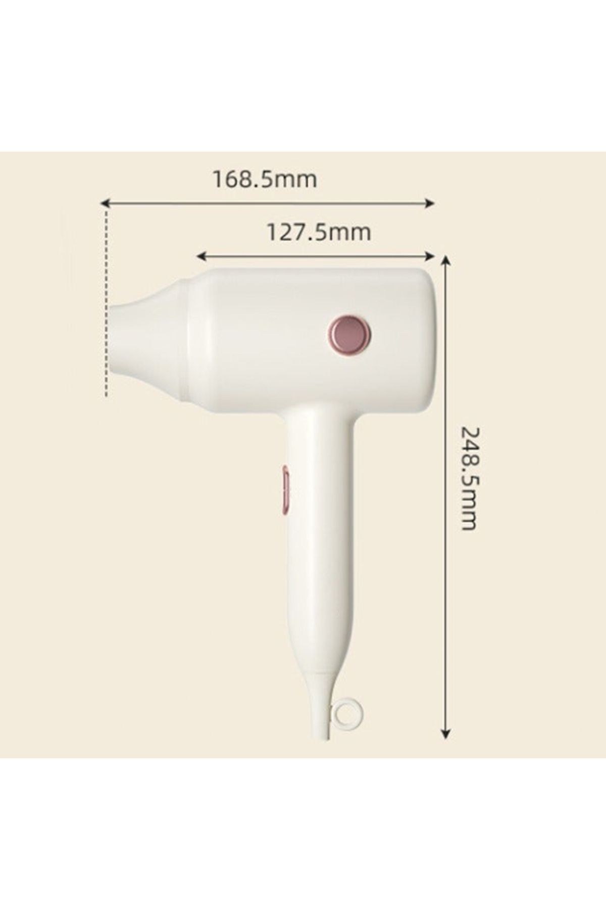 Enchen-Hair Dryer Air 7  Hot And Cold Wind Supports, Powerful 3000W Fast Drying Low Noise Blow Dryer 3