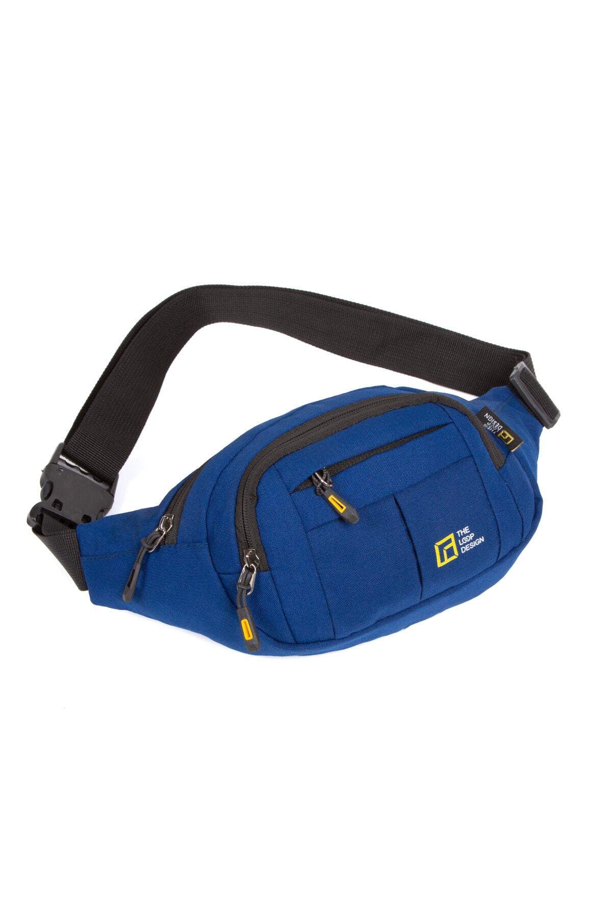 LOOP DESIGN Unisex Ayarlanabilir Askılı Çanta,free Bag,unisex Crossbody Sling 4 Gözlü Göğüs Ve Bel Çanta
