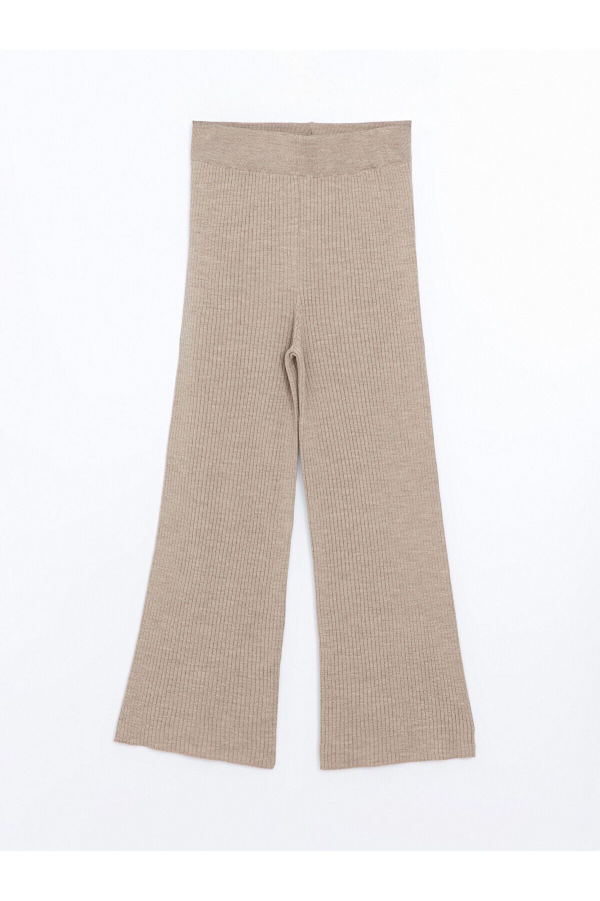 LC Waikiki-Women's Knitwear Trousers with Elastic Waist 1