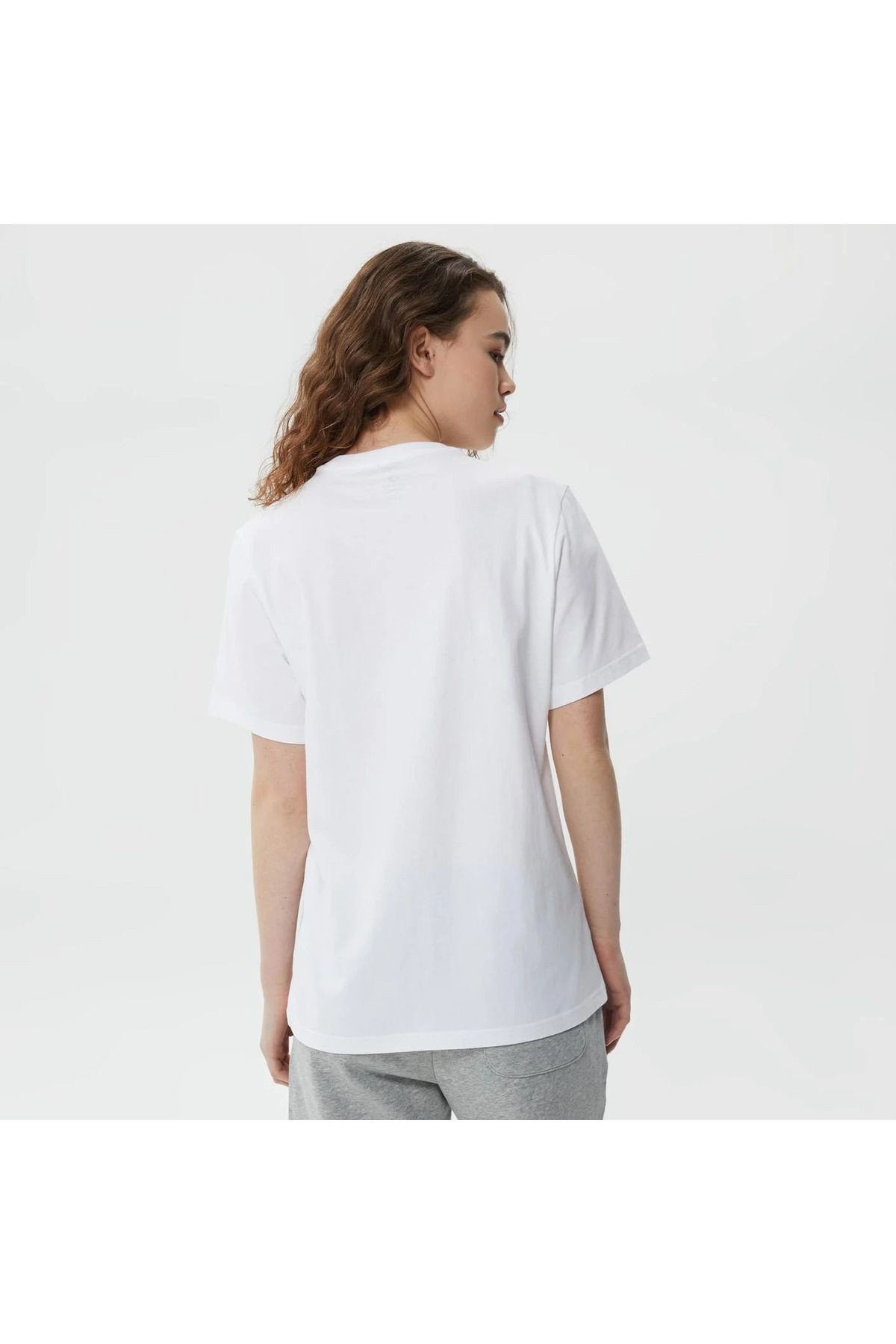 converse-T-shirt Converse Logo Chev Tee, White, Unisex 5